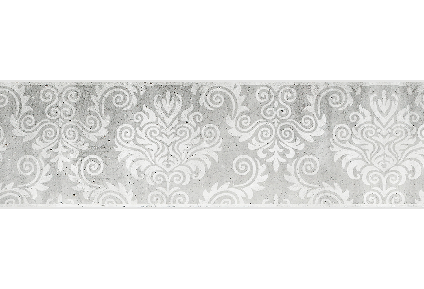 Cenefa adhesiva papel Damasco multicolor 15 cm x 5 m - 2