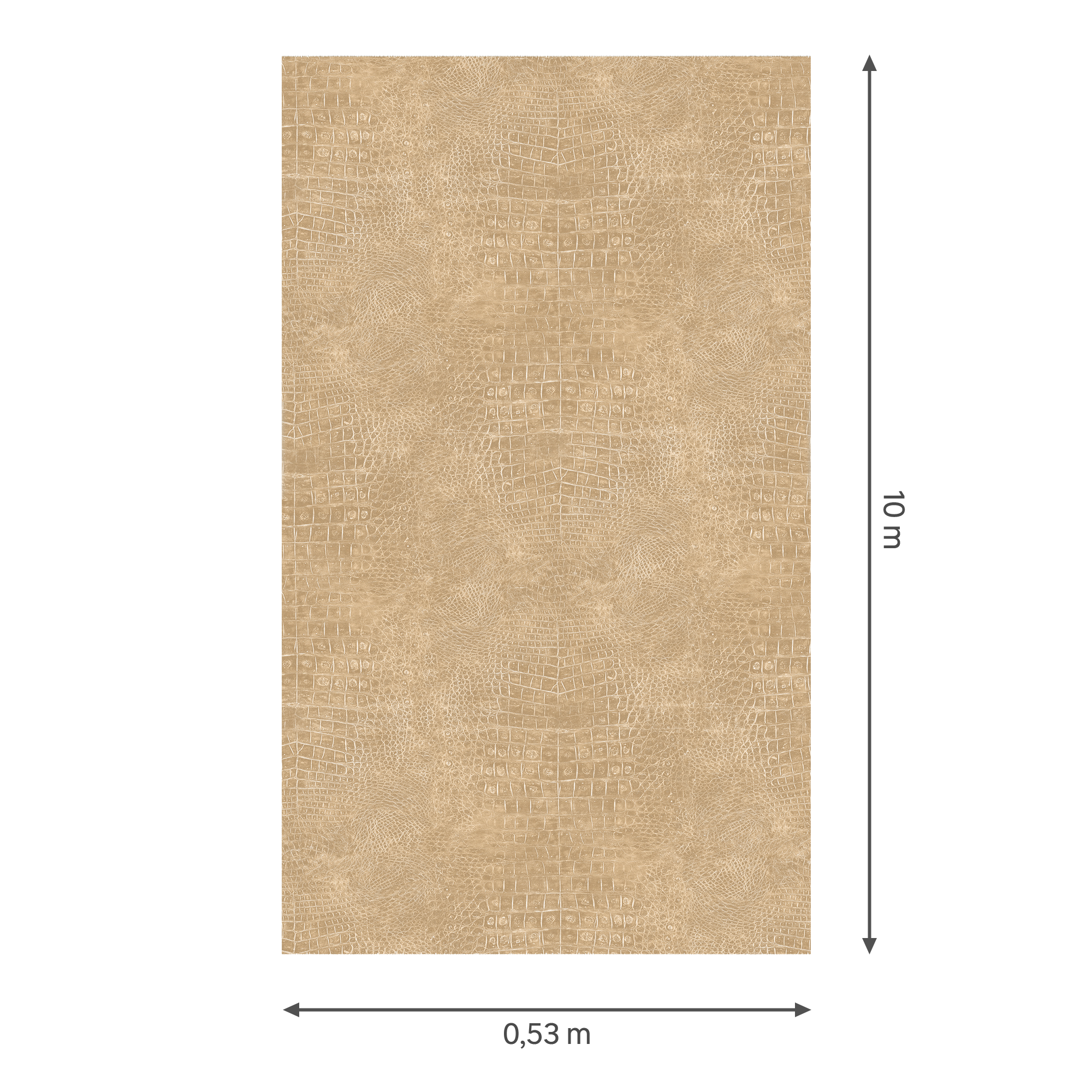 Papel pintado vinilo animales natural g67499 marrón
