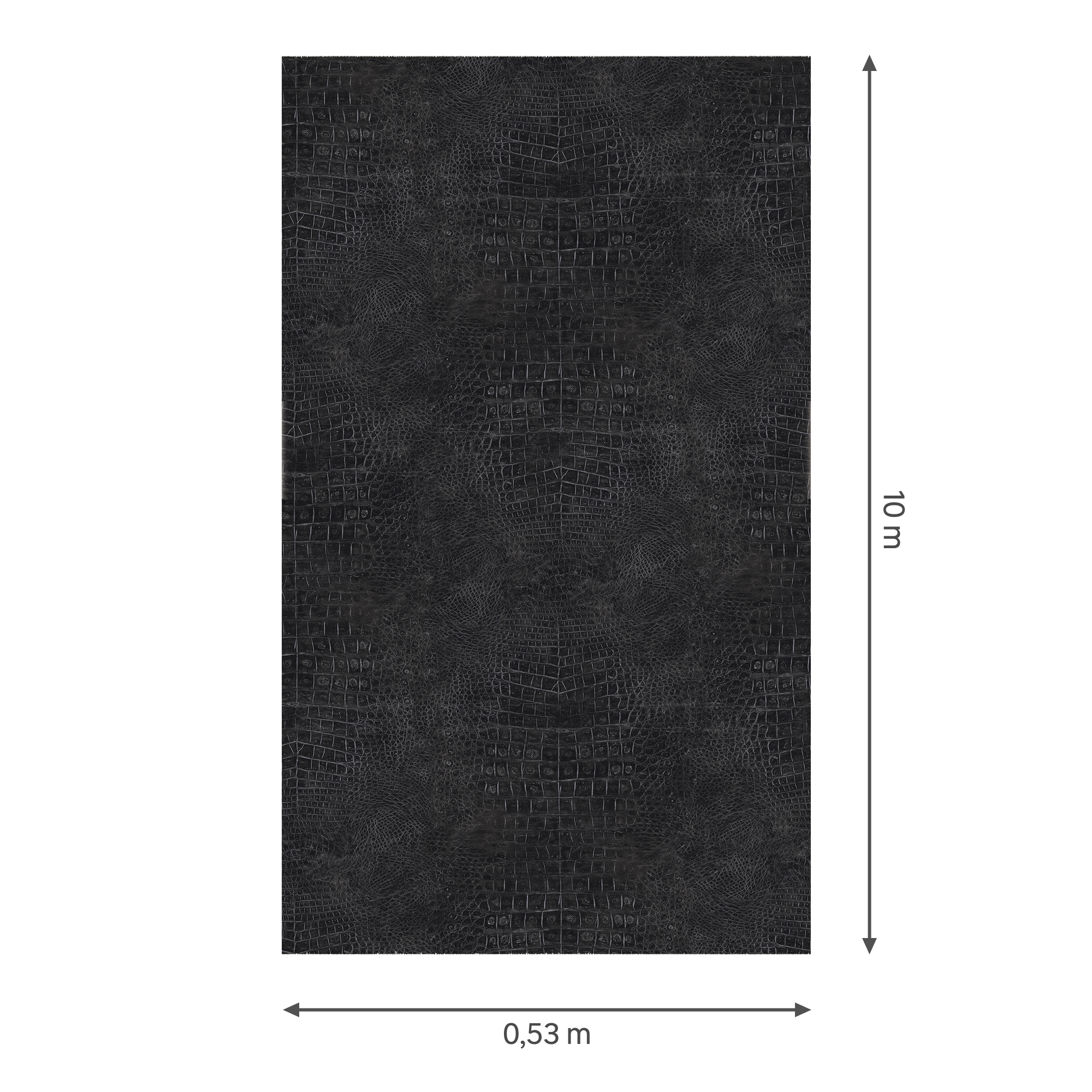 Papel pintado vinilo aplicación cola en pared animales natural g67510 gris 53cmx10m fregable