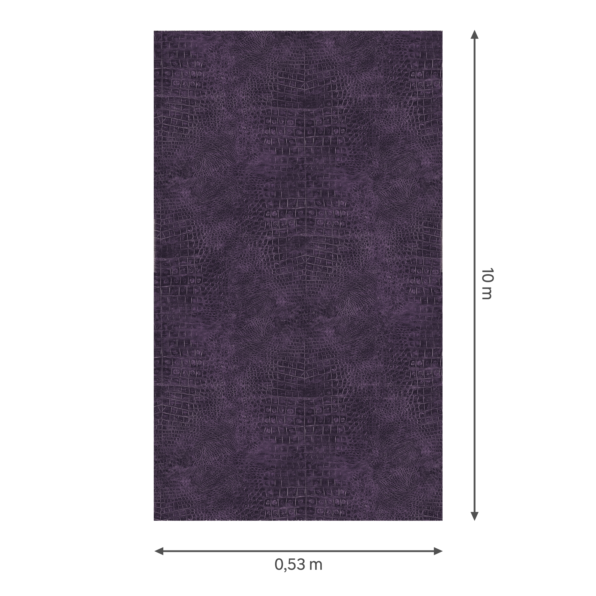 Papel pintado vinilo aplicación cola en pared animales natural g67506 violeta 53cmx10m fregable