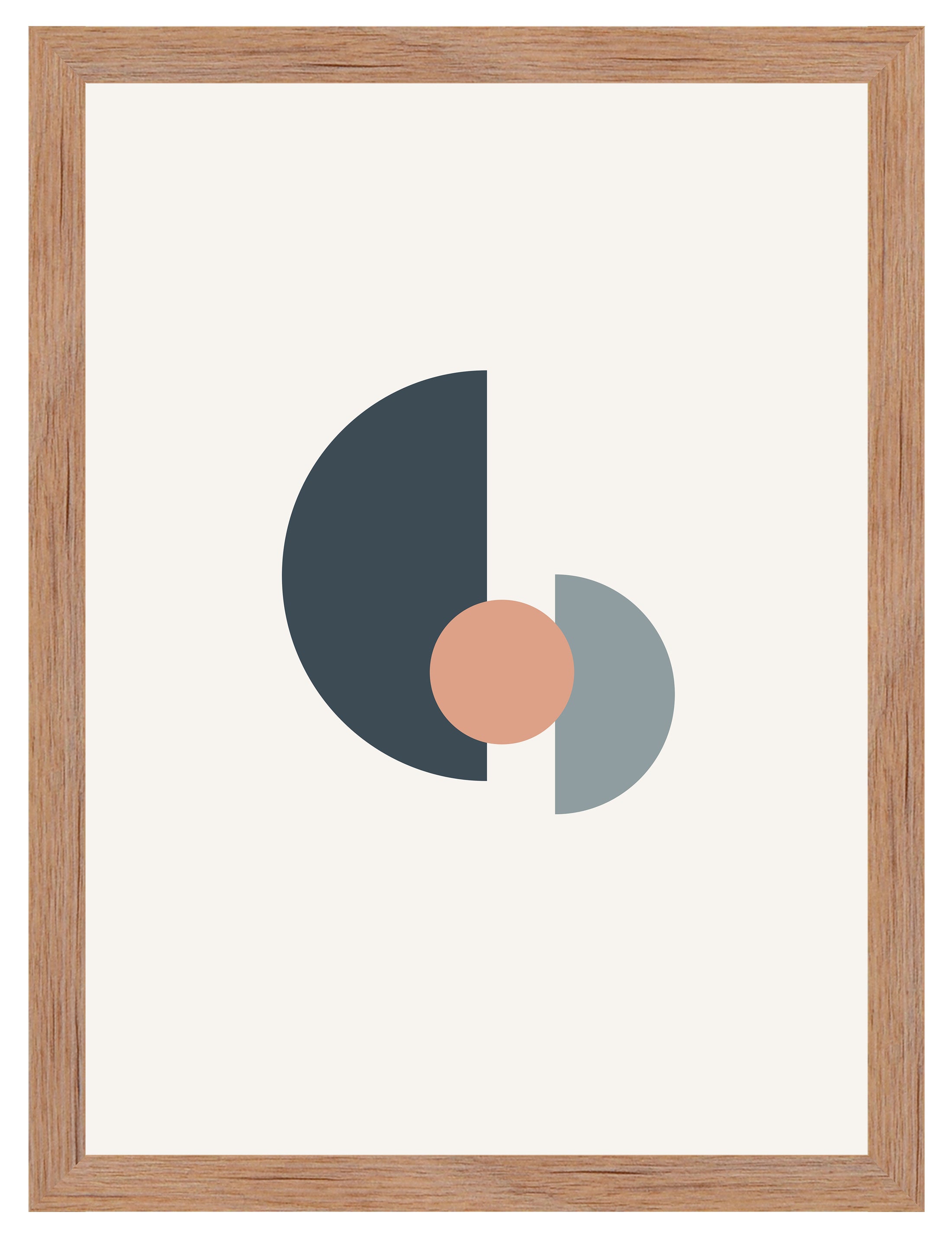 Cuadro pintado con marco shapes i 30 cm x 40 cm