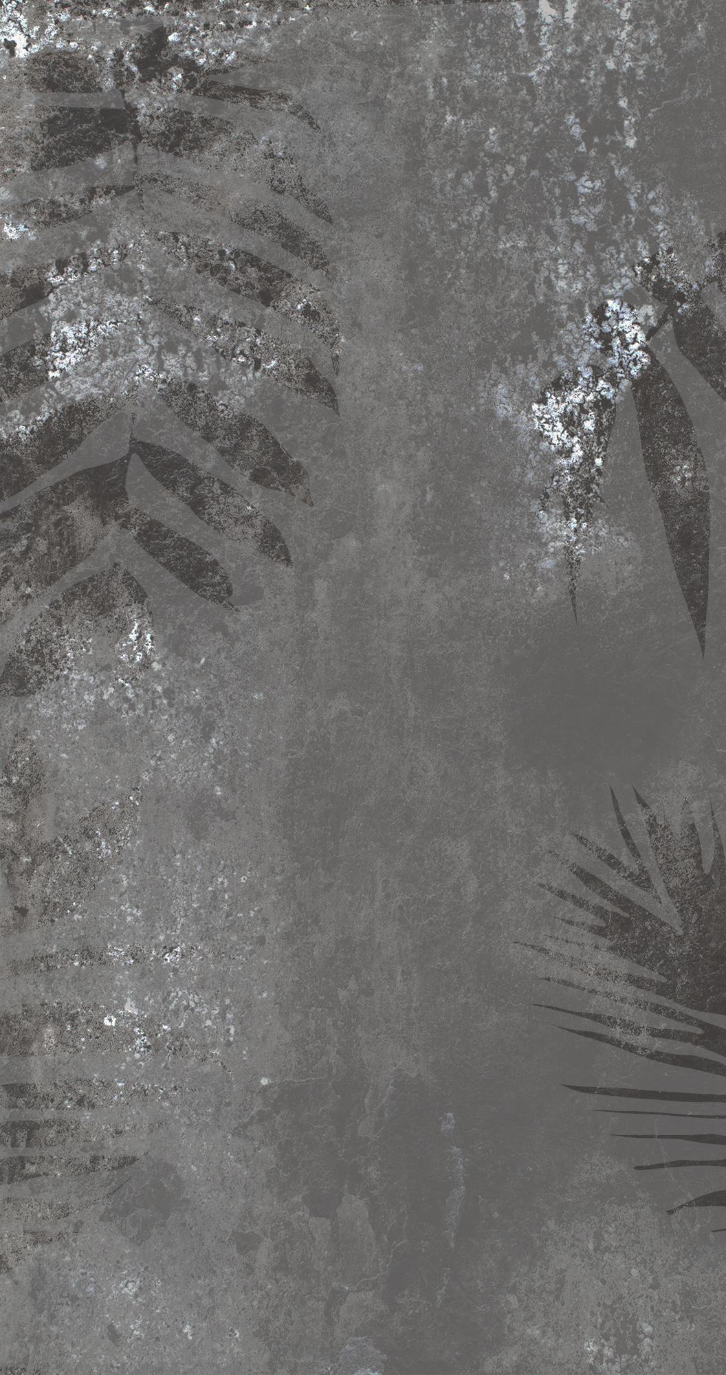 Mural adhesivo textil liso lavable abstracto Metal Leave azul 132 x 260 cm MOTIF - 5