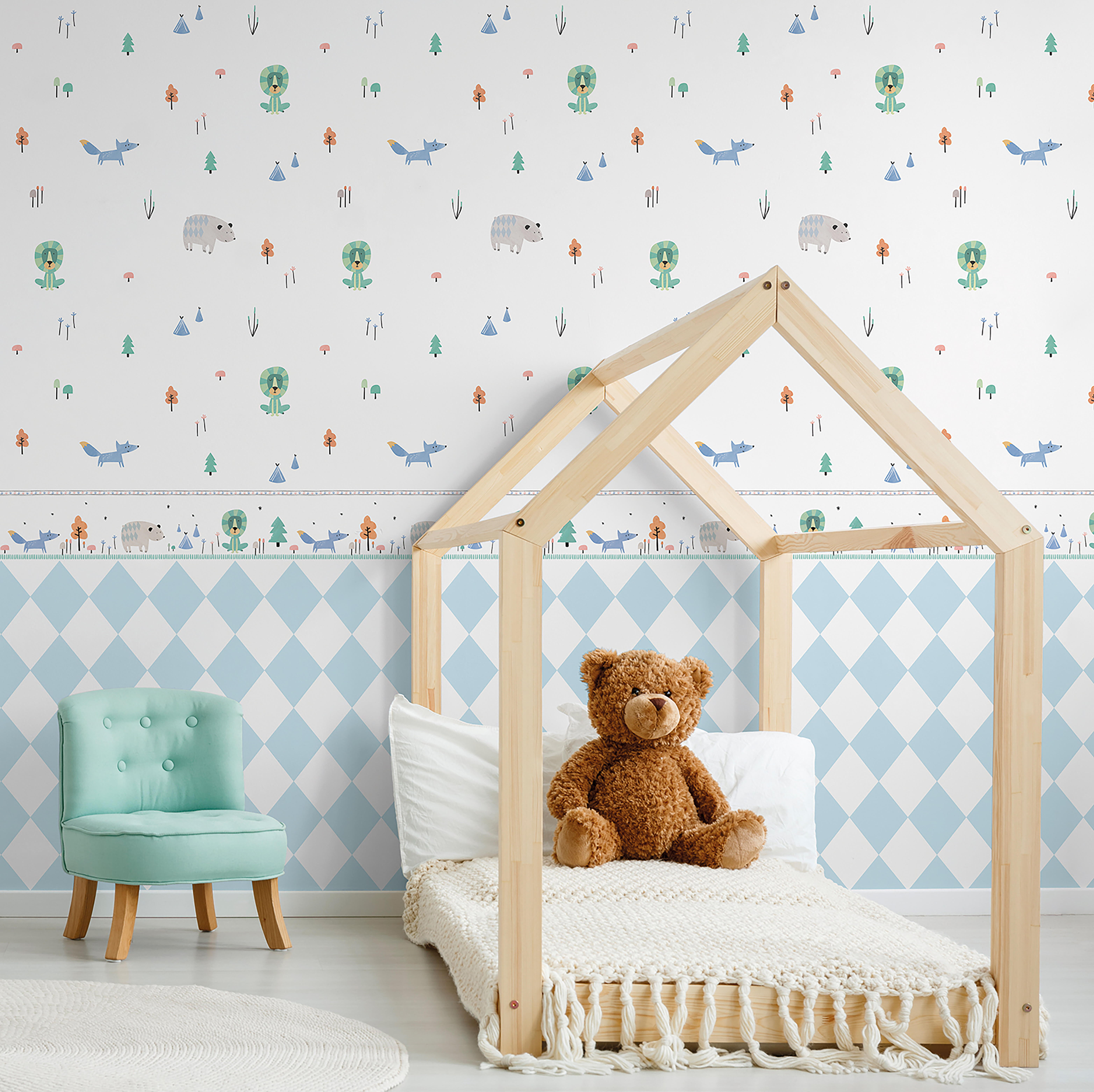 Papel pintado tapiz aplicación cola en papel naturaleza treboli gris ich 53cmx10m