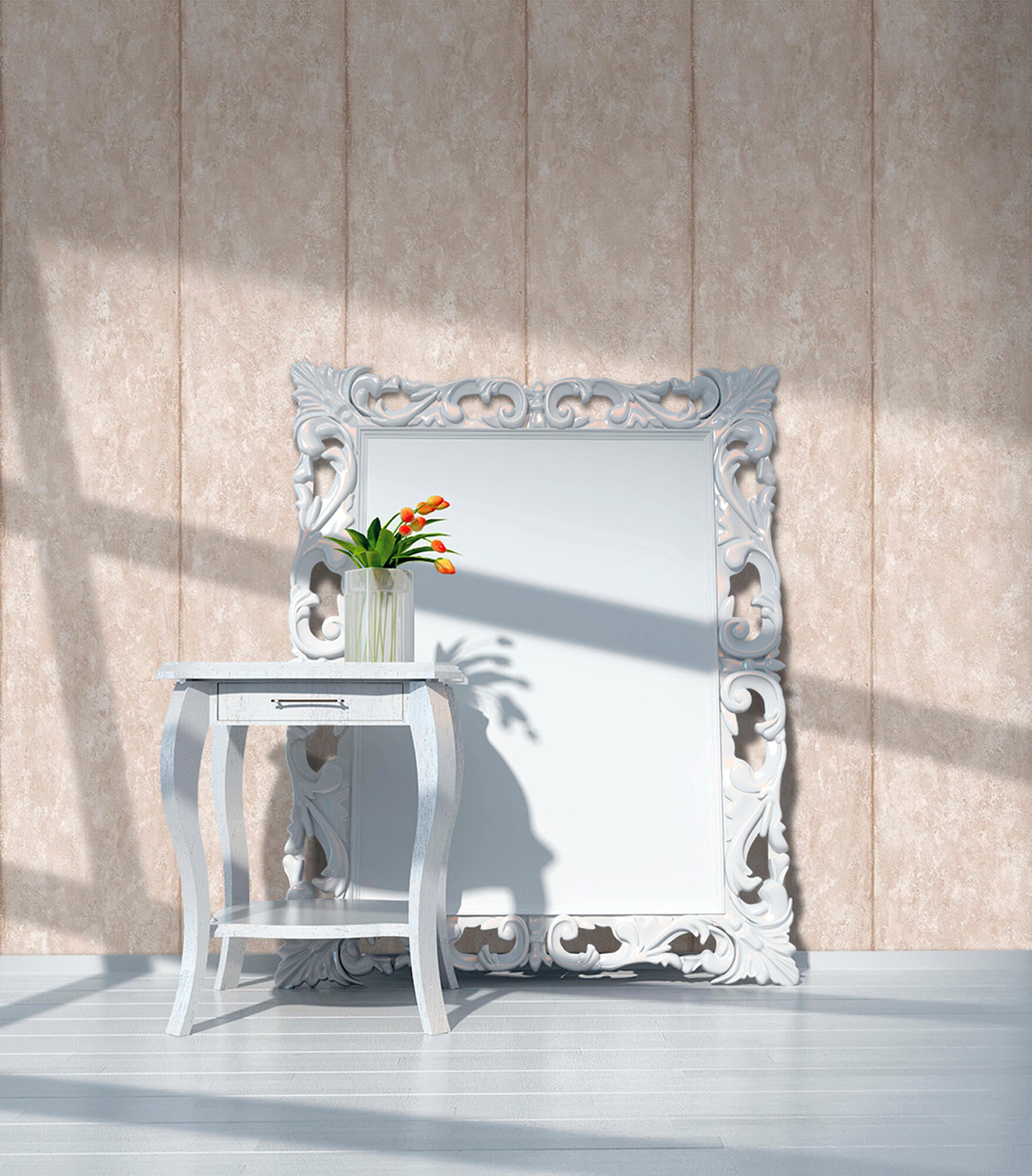 Papel pintado tnt aplicación cola en pared imitación material tnt eco 2053-3 cemento beige ich 53cmx10m limpìeza con paño húmedo