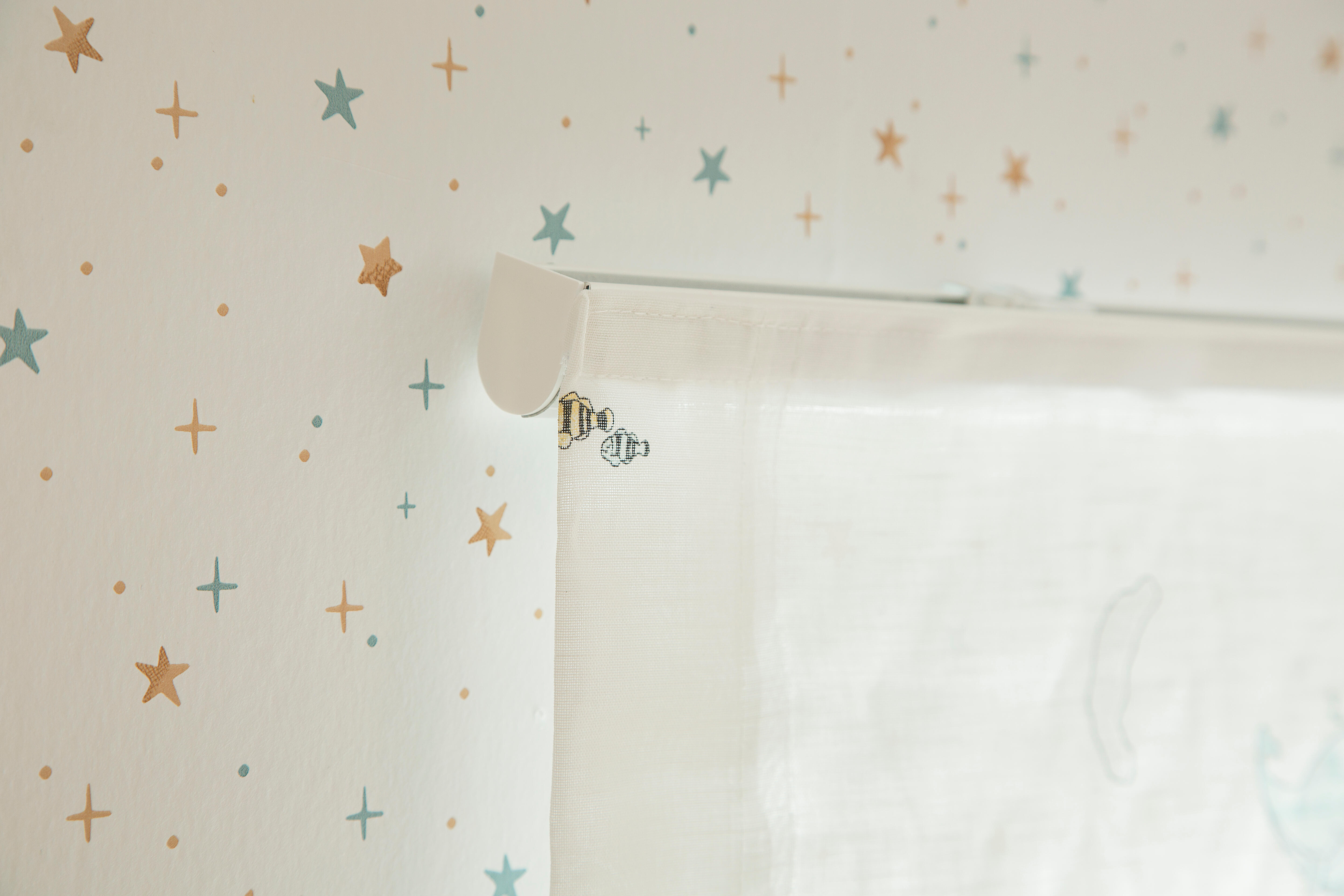 Papel pintado TNT aplicación cola en pared Infantil Estrelitas beige  CASELIO 53cmx10.05m - 7