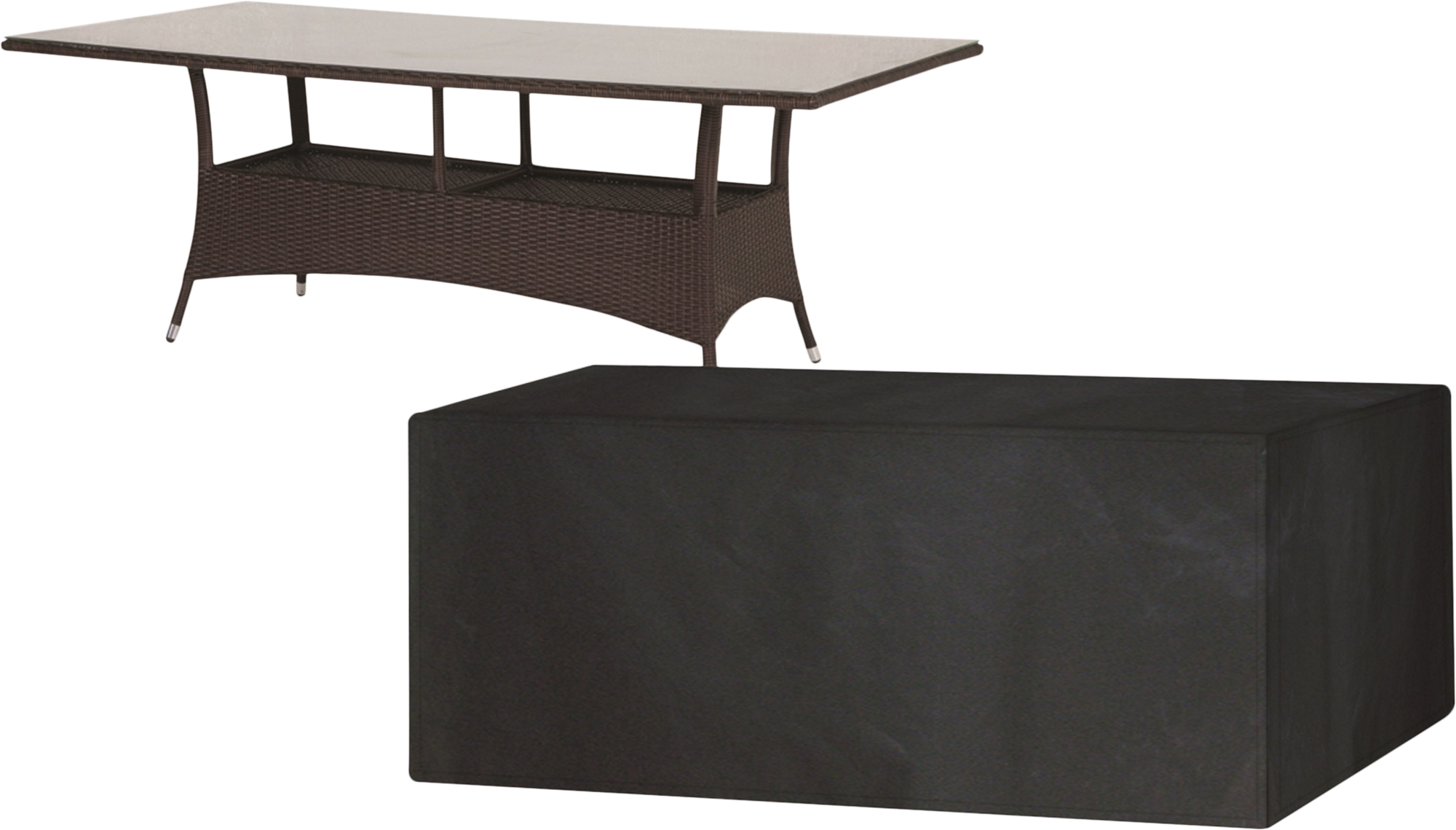Funda protectora para mesa de jardín de polipropileno 200 x 114 x 71 cm