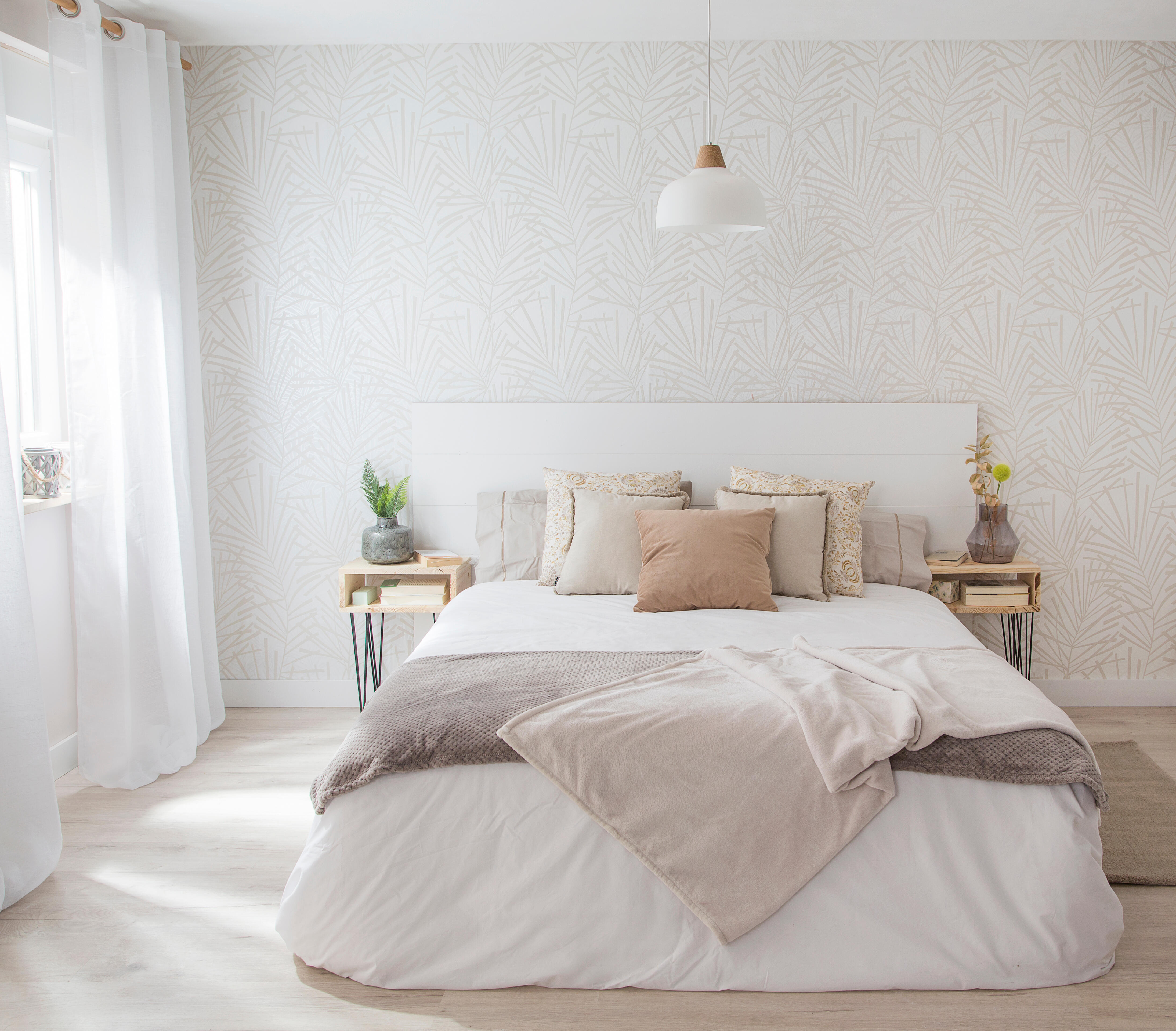 Papel de parede AURA PALME BEGE - 3