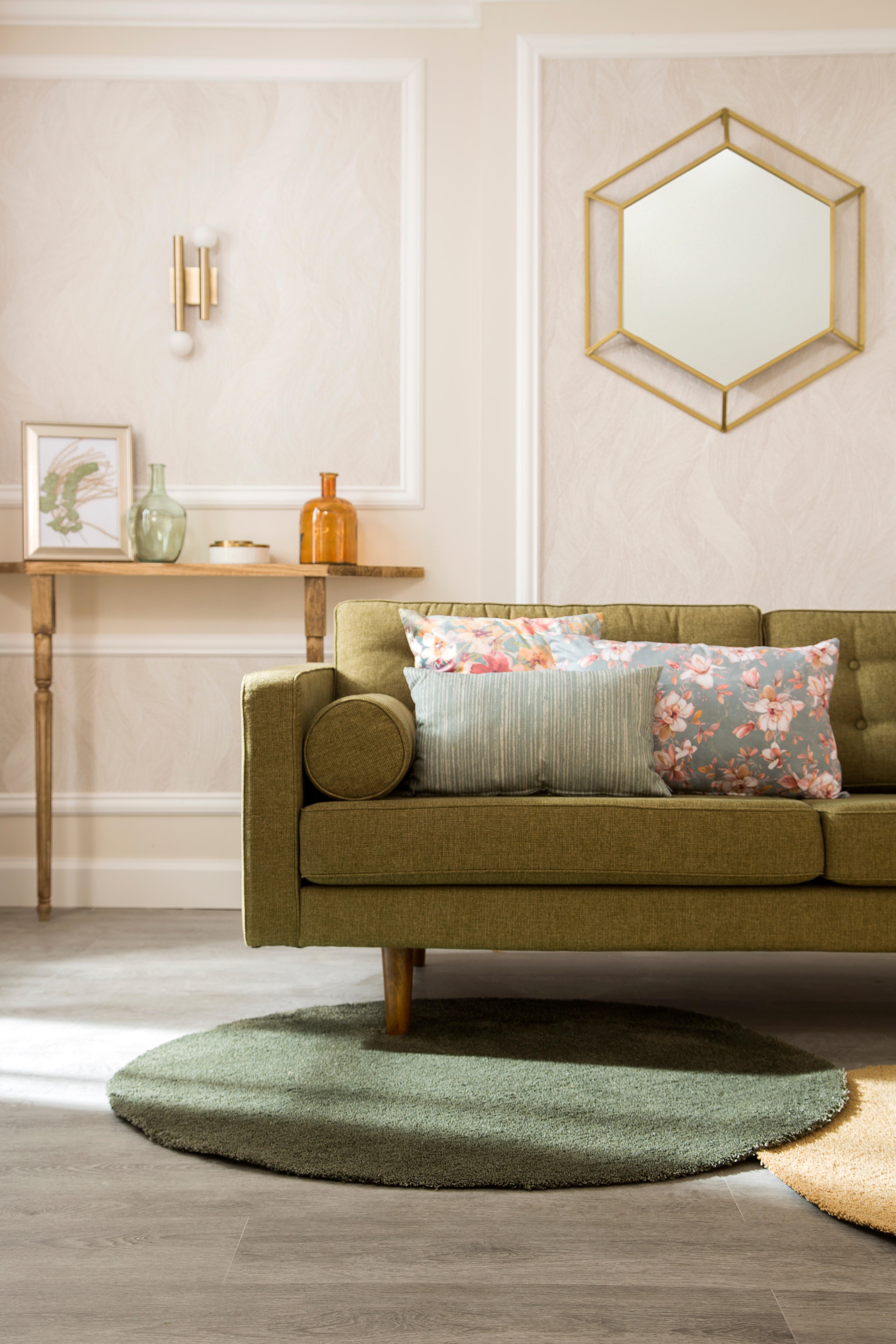 Papel de parede ONDAS BEGE DOURADO - 22