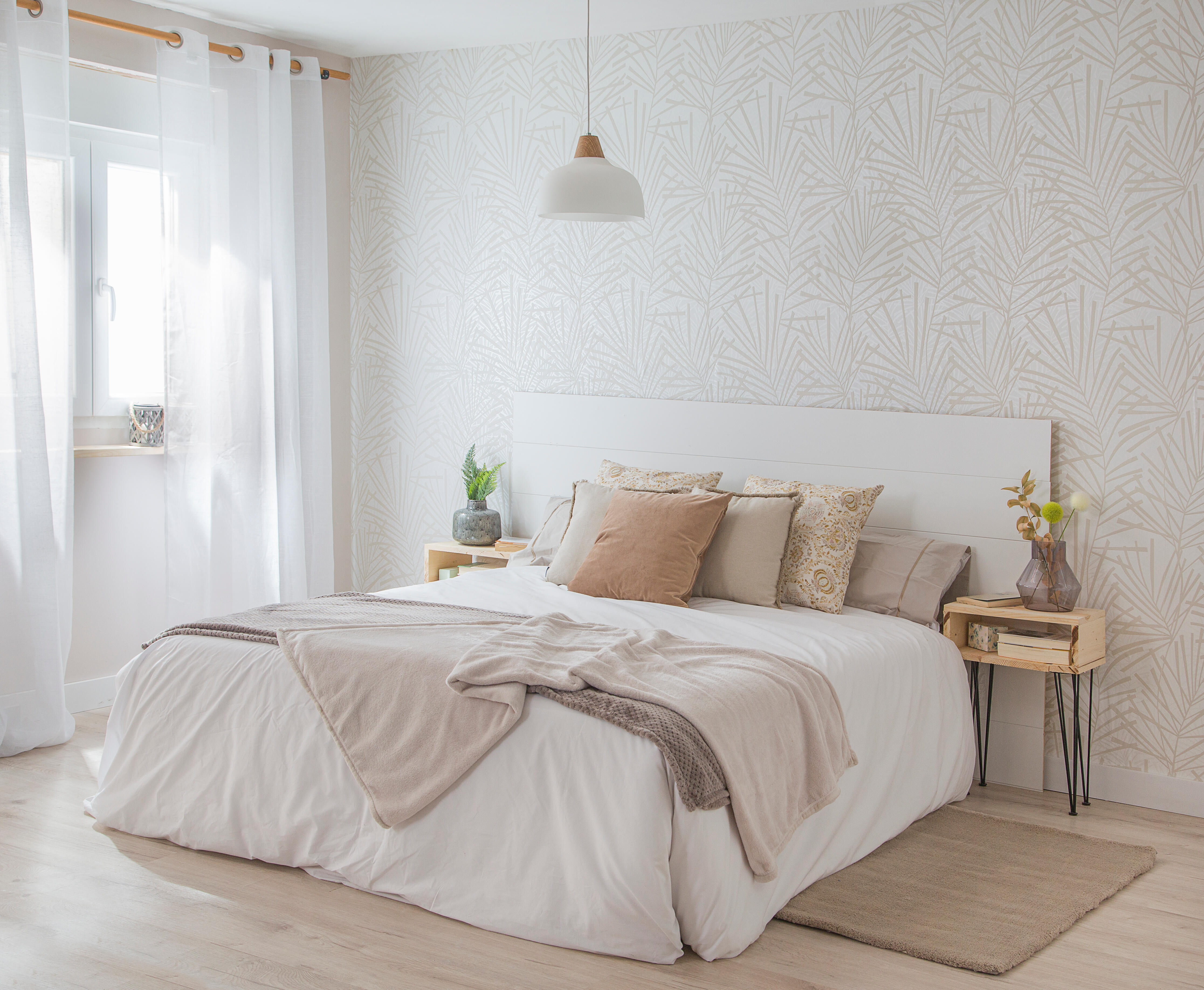 Papel de parede AURA PALME BEGE - 9