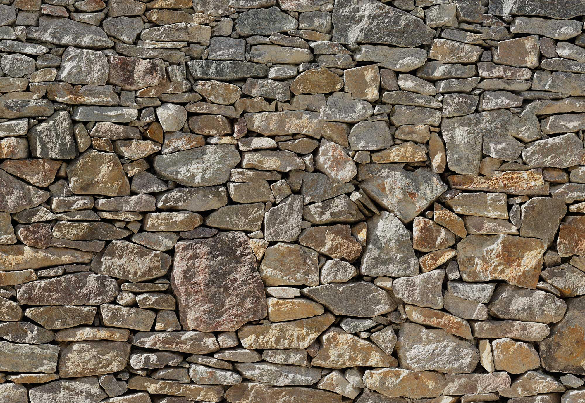 Fotomurale KOMAR Stone wall, multicolor 368X254 cm - 2