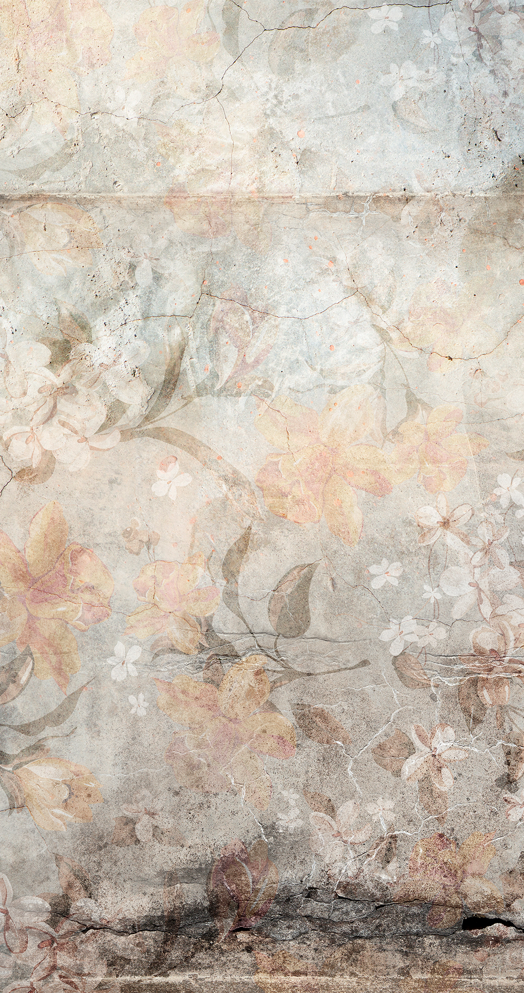 Mural adhesivo textil liso lavable abstracto Néctar rosa 132 x 260 cm MOTIF - 6