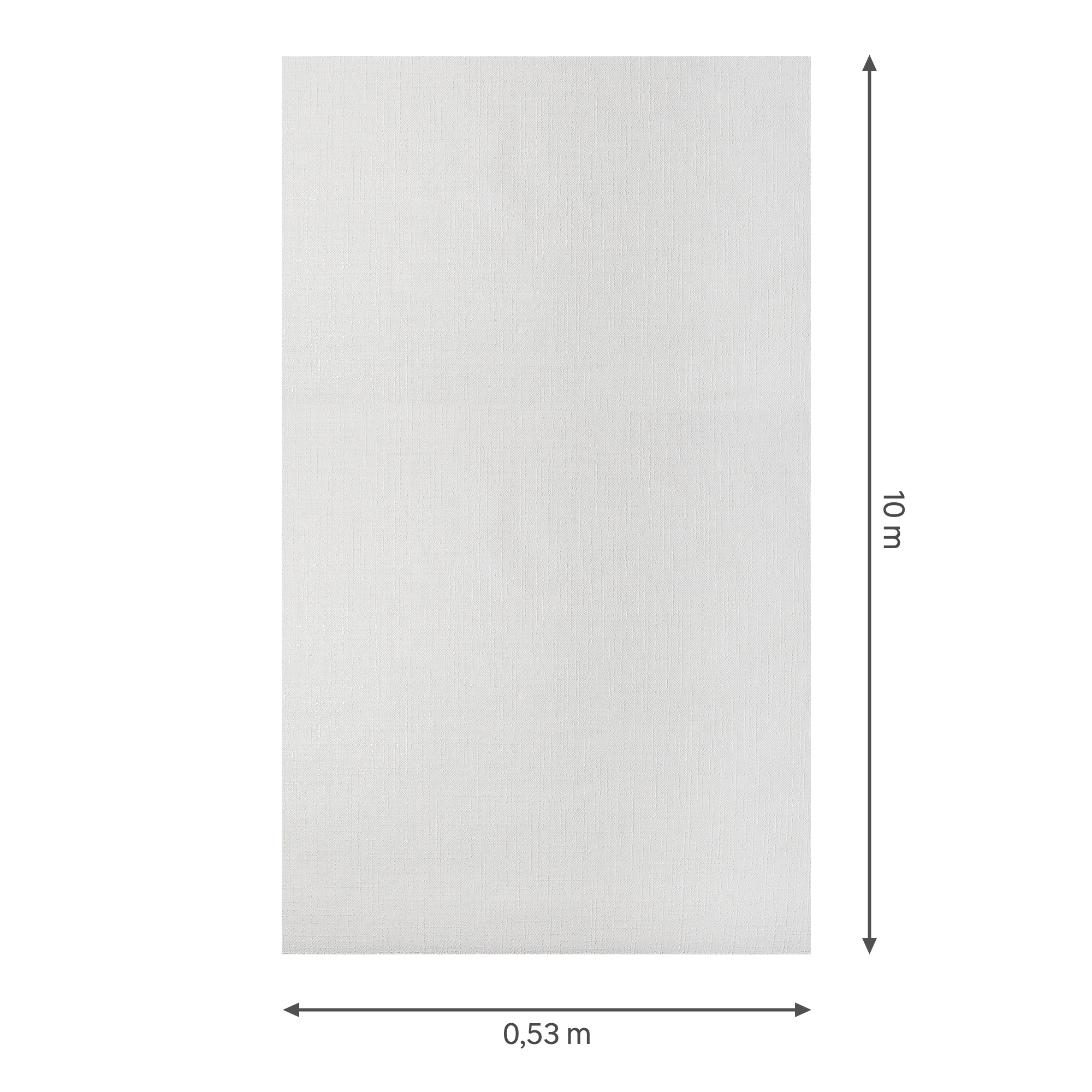 Papel pintado vinilo aplicación cola en pared Liso Textil blanco  RASCH 53cmx10.05m lavable - 4