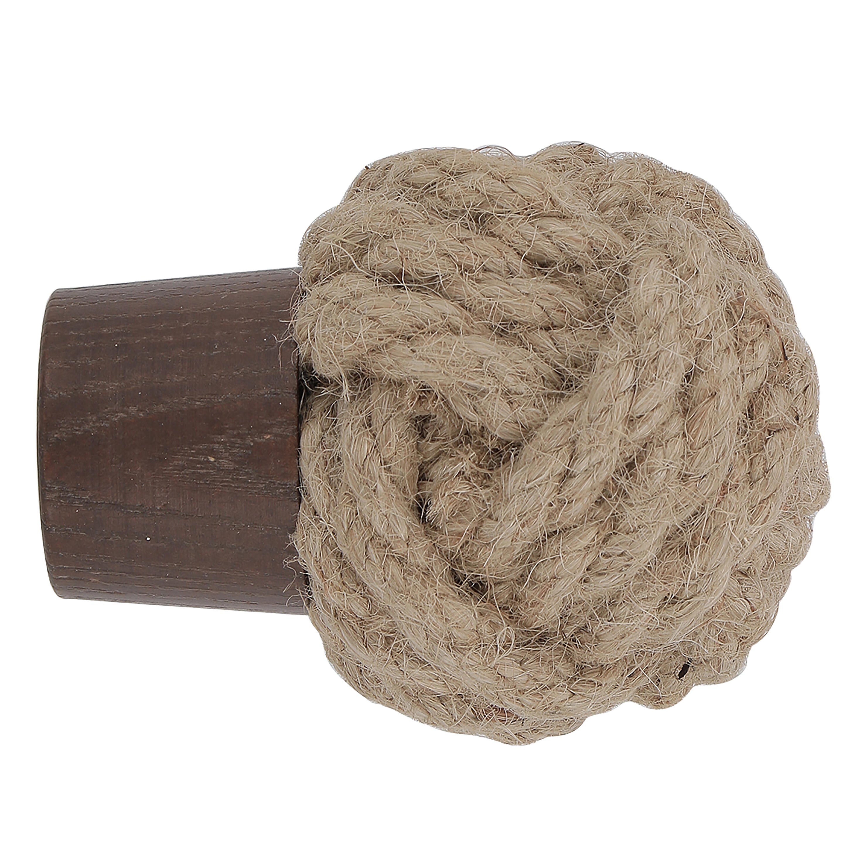 1 Terminal para barra de cortina Cilindro Bohème MOBOIS madera para barra diámetro 28 mm - 4
