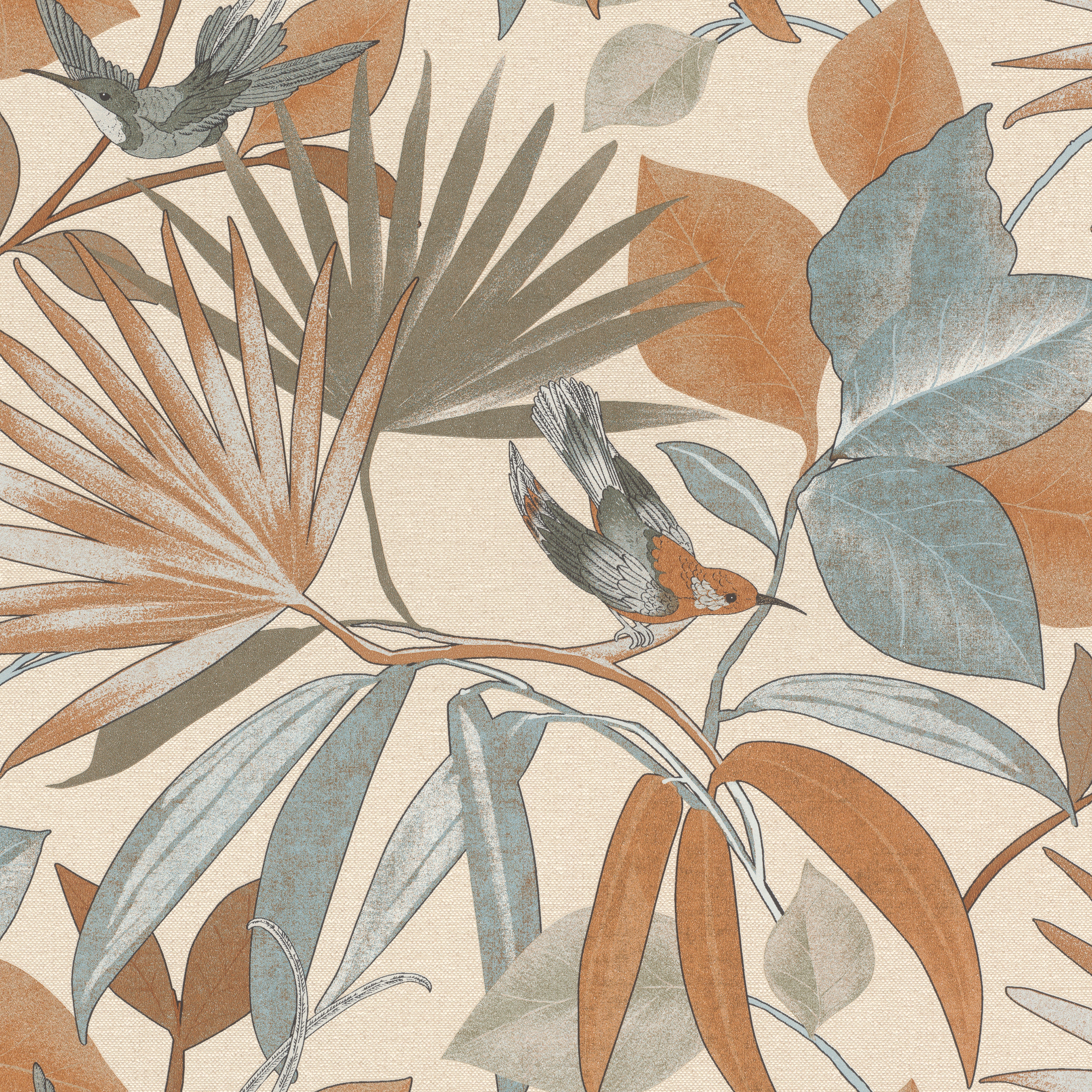 Papel pintado vinilo naturaleza sigapure 291550 multicolor