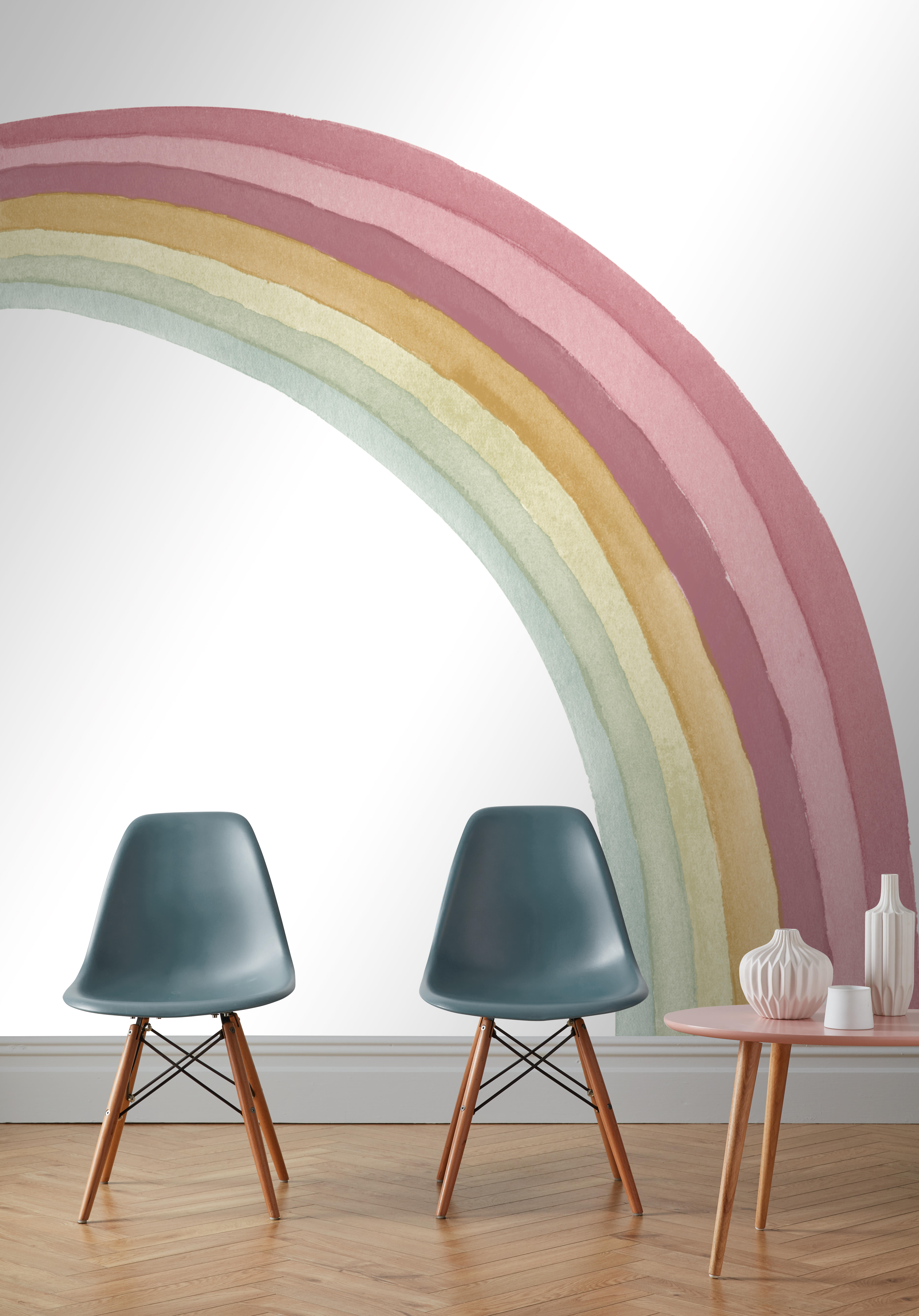 Mural papel liso lavable infantil dreams 253269 multicolor 250 x 300 cm rasch