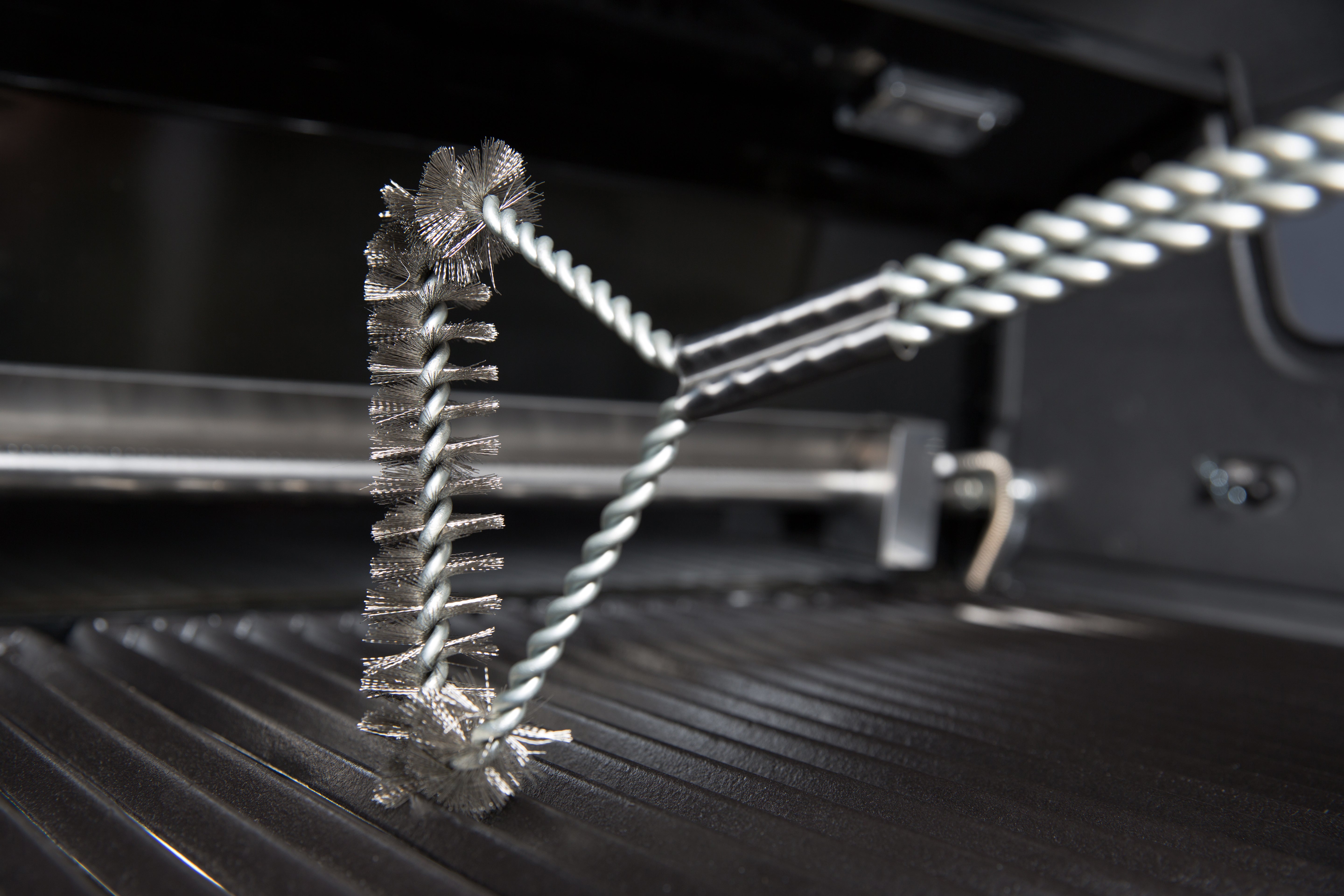 Escova broilking inox em t - 6