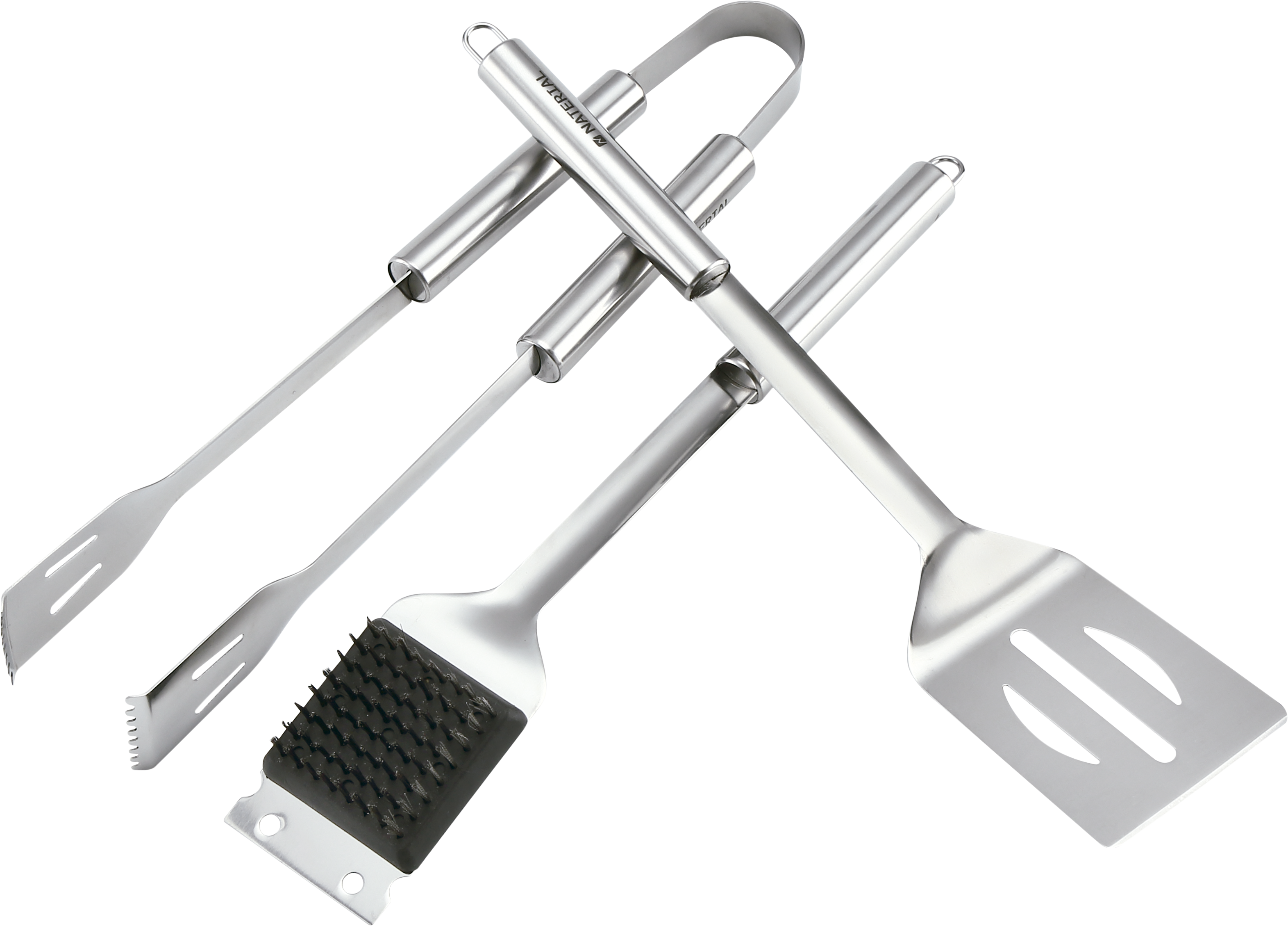 Conjunto 3 peças NATERIAL ACESSÓRIOS INOX - 6