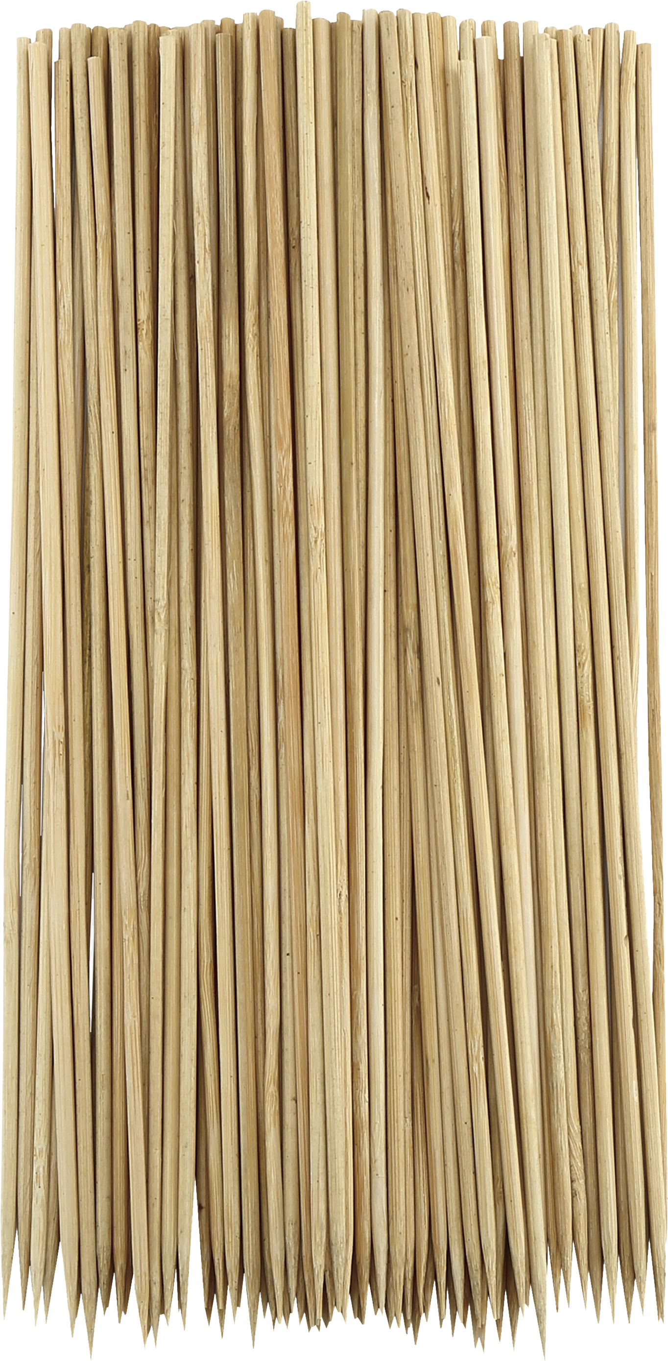 Conjunto 100 espetos bambu para barbecue 25 cm - 2