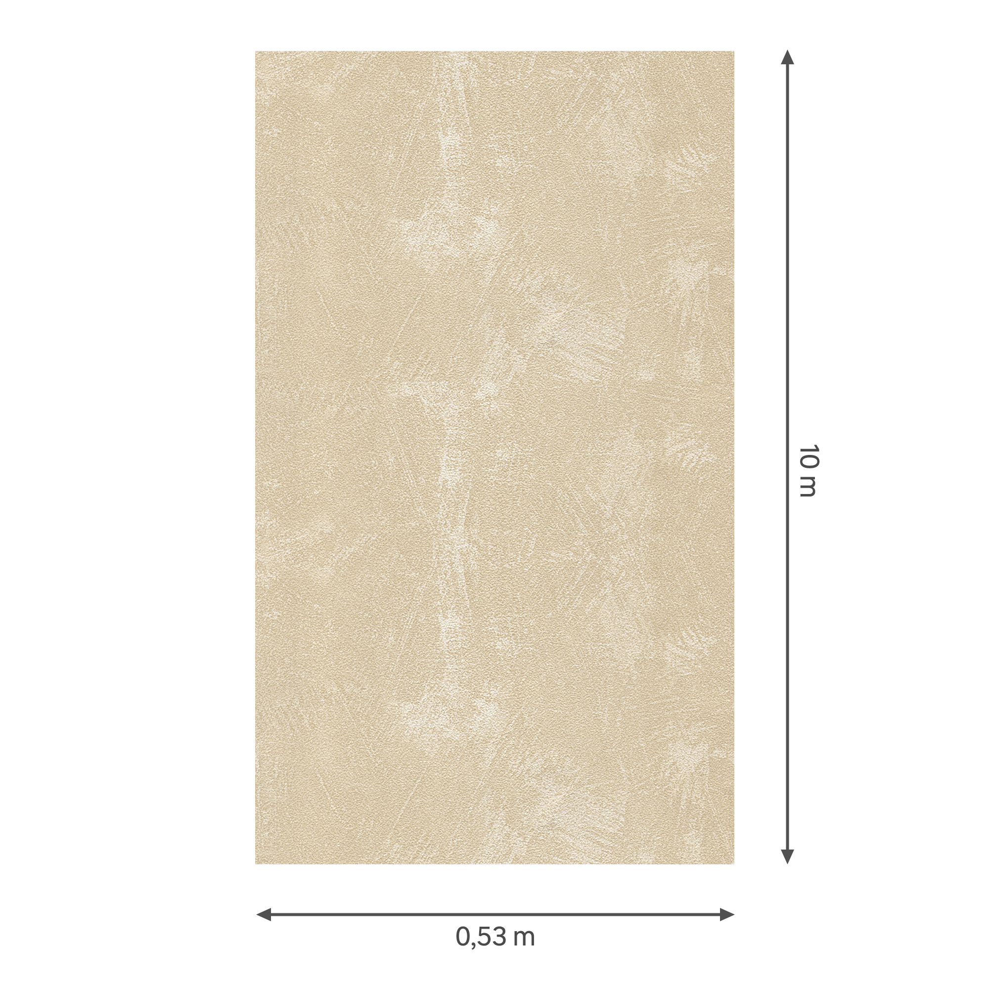 Papel de parede 100 x 53 cm EFEITO ESPÁTULA marfim - 2