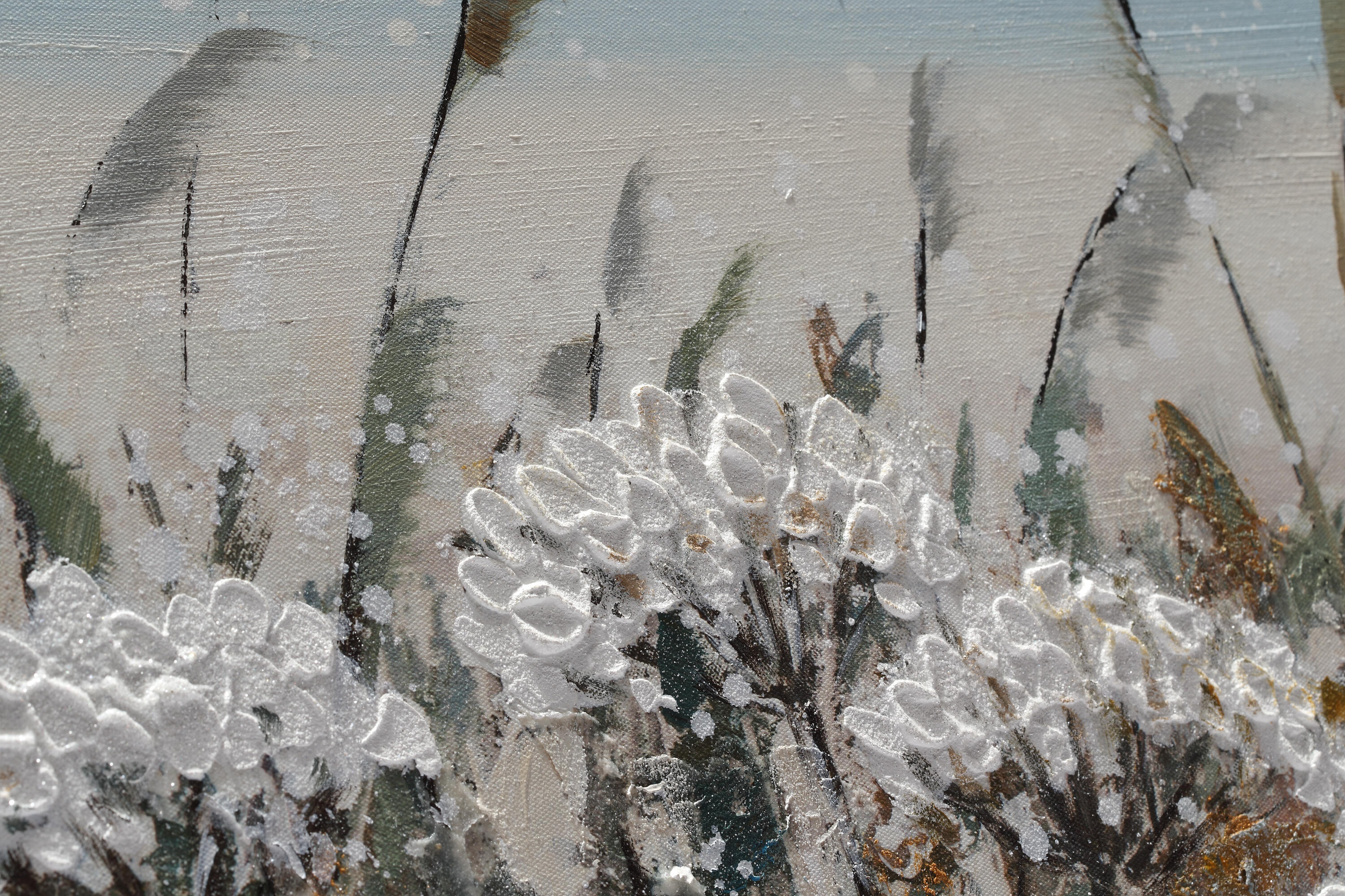 Tela pintada original 65 x 150 cm DENTE LEAO - 4