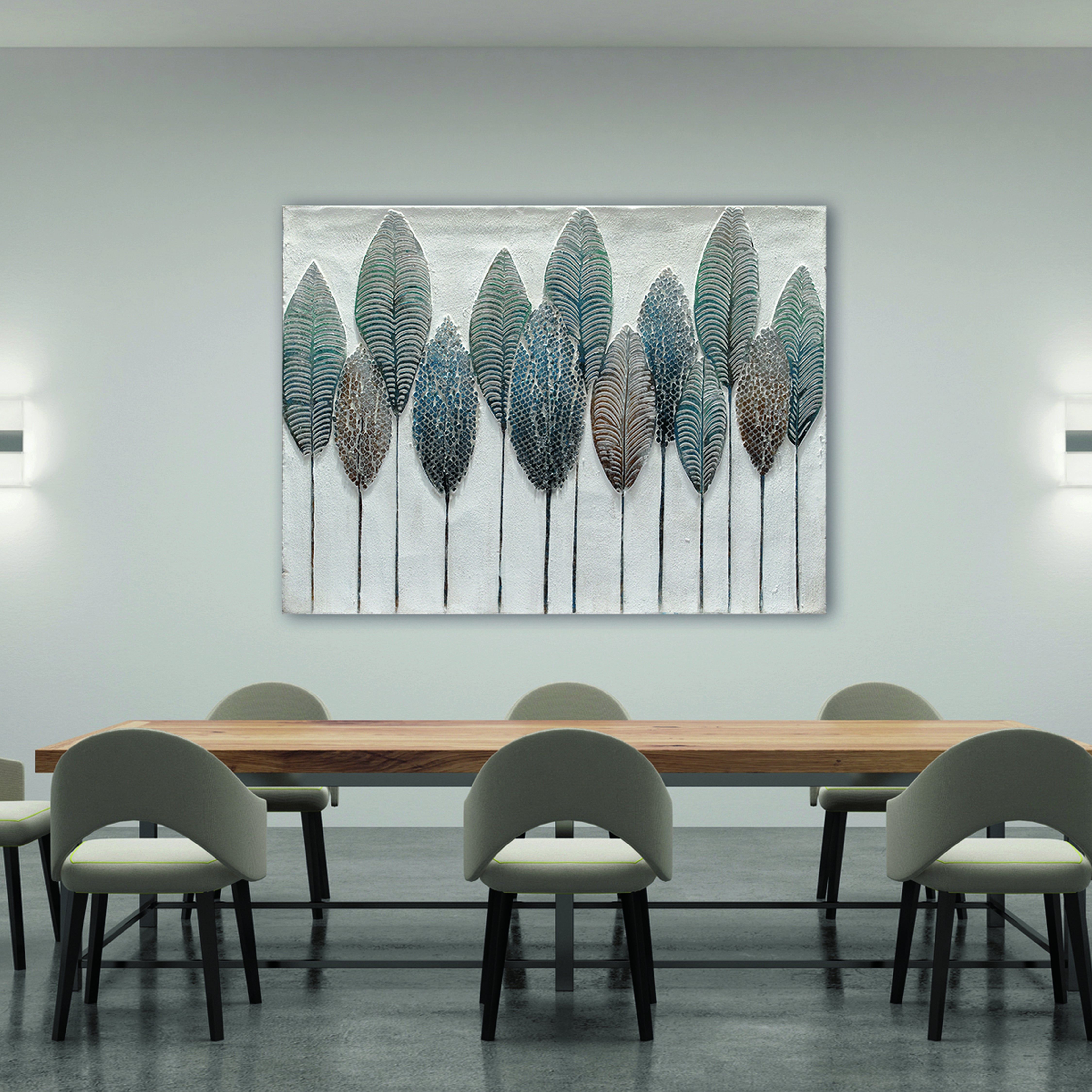 Pintura sin marco botánico, plantas o floral 120 x 90 cm