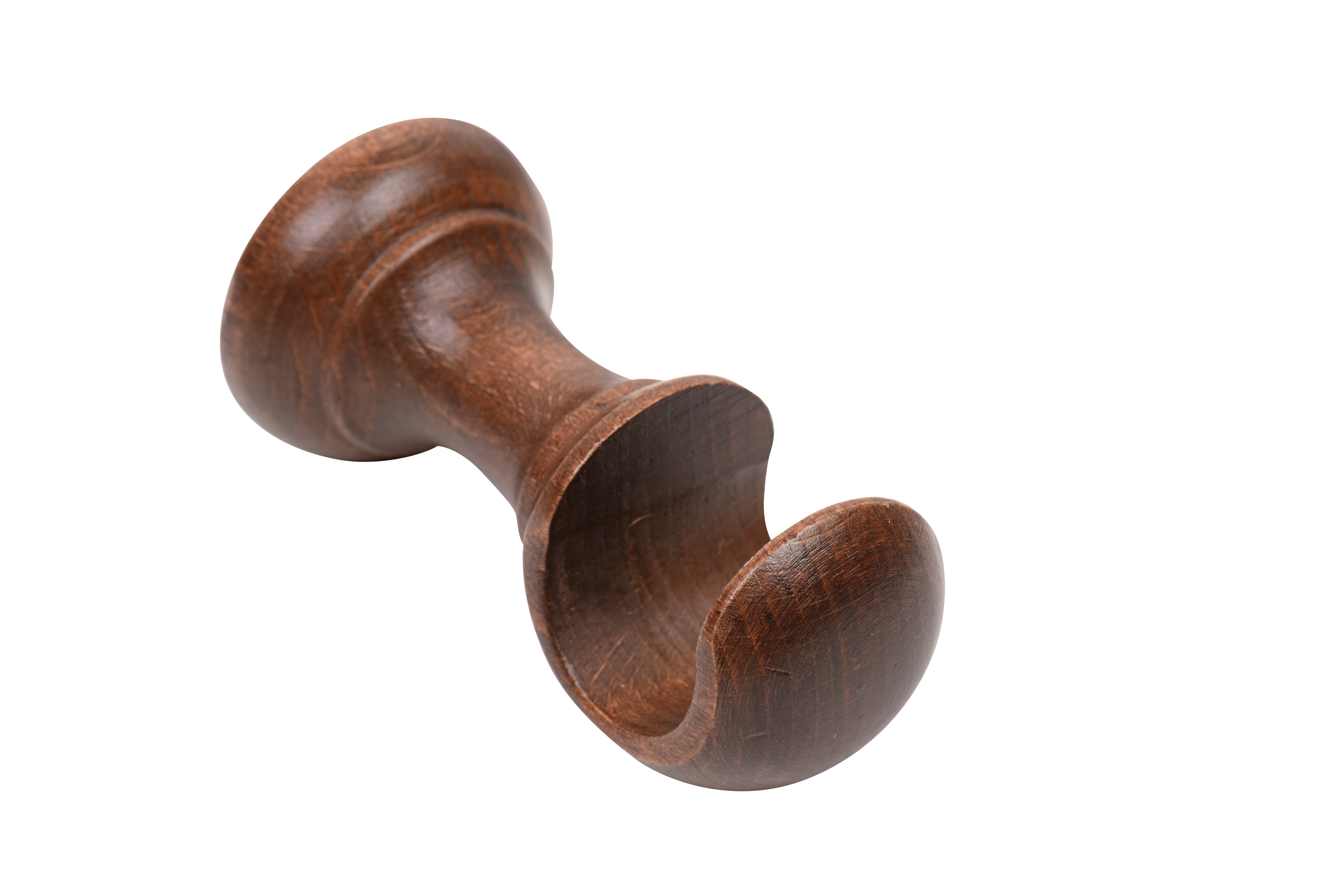 Soporte abierto para barra ø 28 mm roble