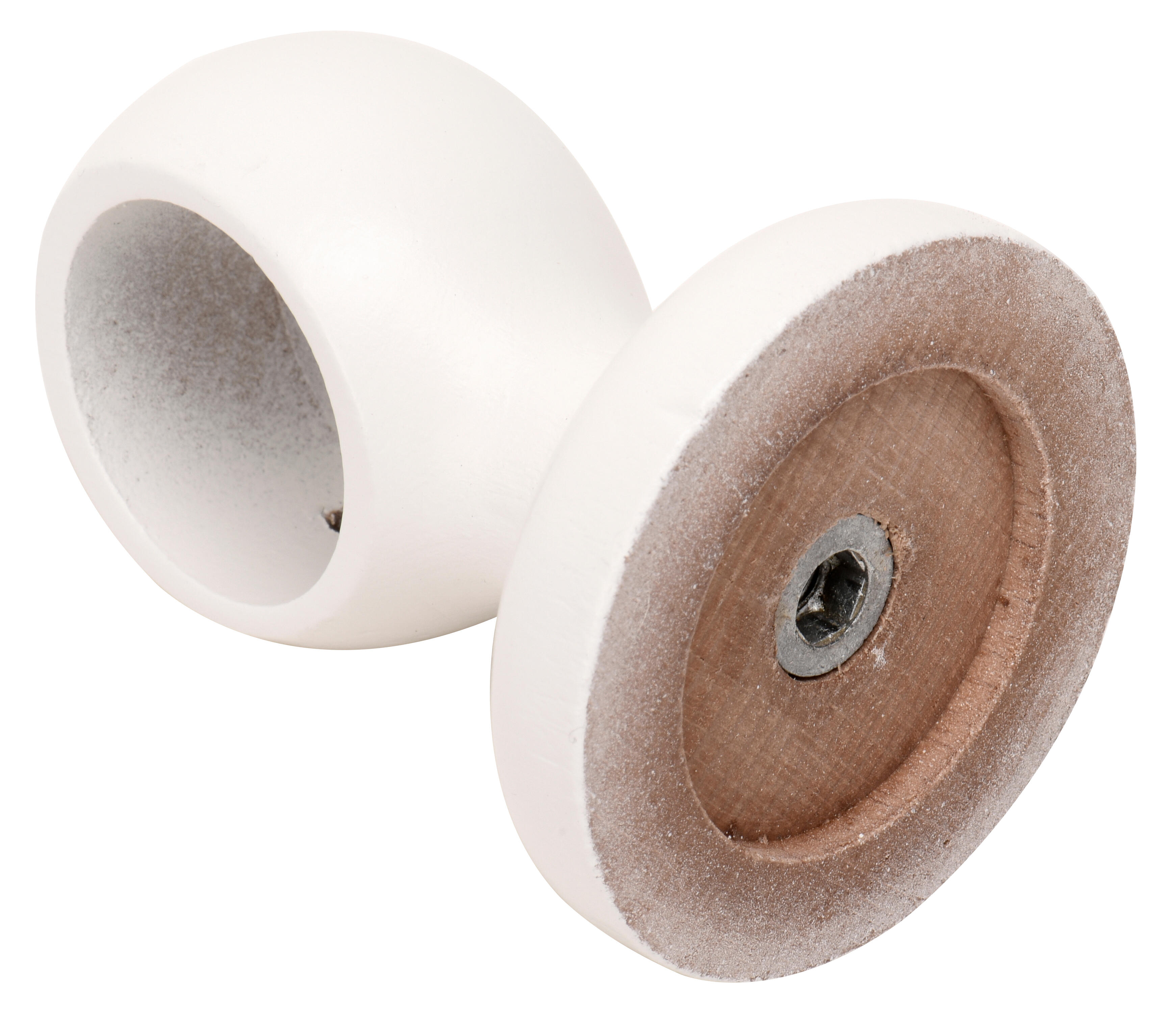 Suporte de teto fechado INSPIRE D28 BRANCO LACADO - 4