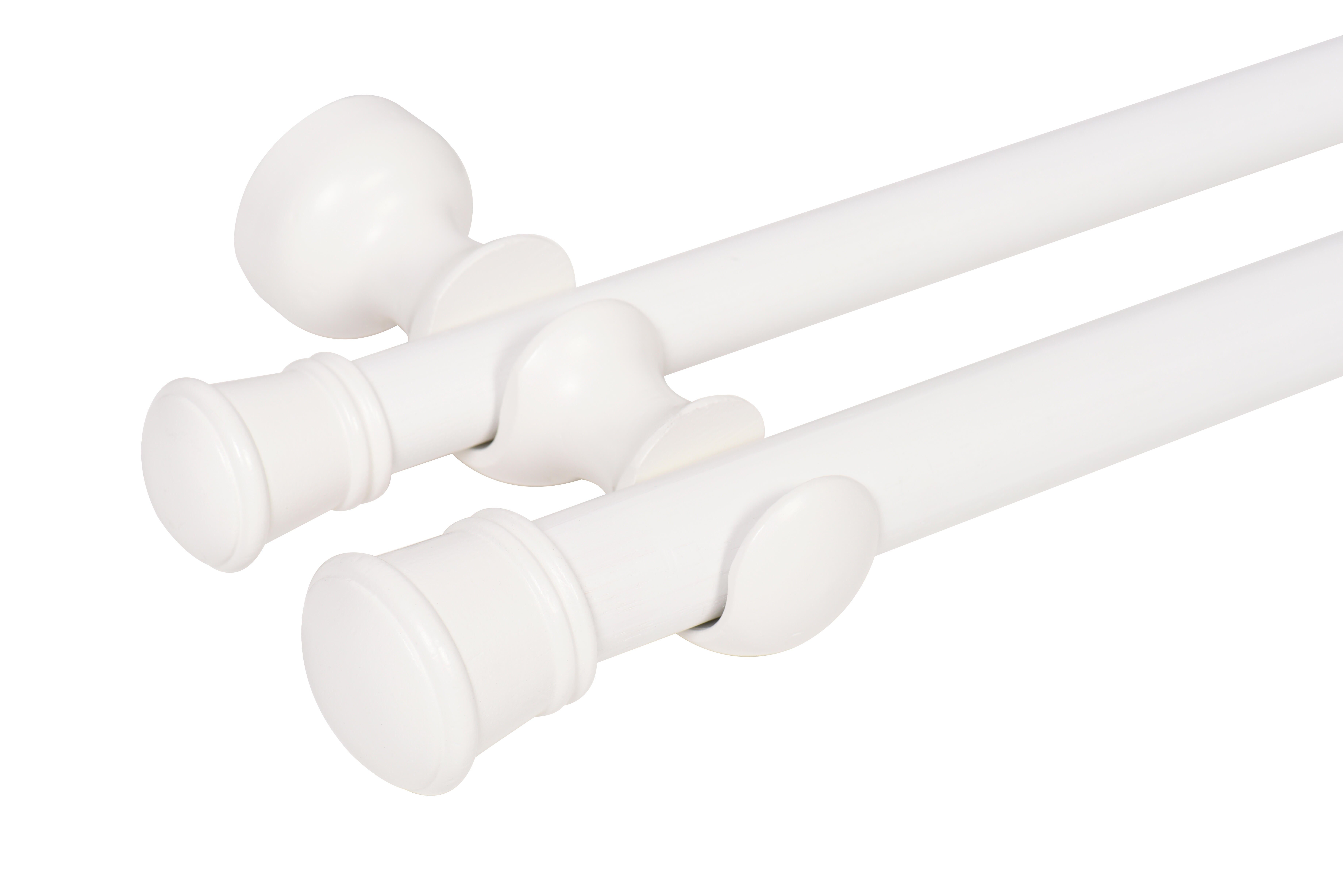 Suporte duplo aberto INSPIRE D28/28 BRANCO LACADO - 2