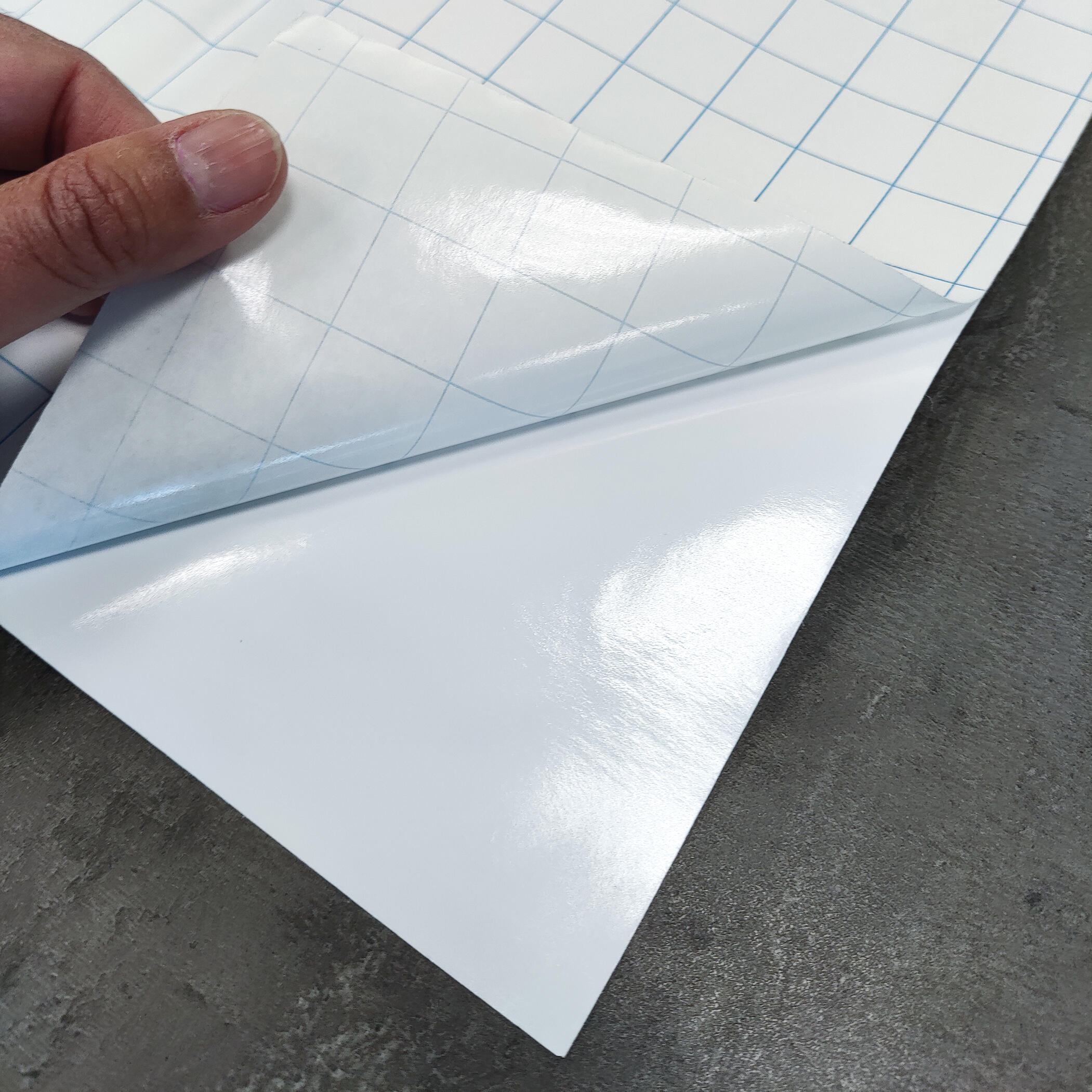 Papel pintado PVC adhesivo Botánico, plantas o floral Branches verde, blanco, marrón  LHD 65cmx2.8m superlavable. Apto para cocinas o baños - 7