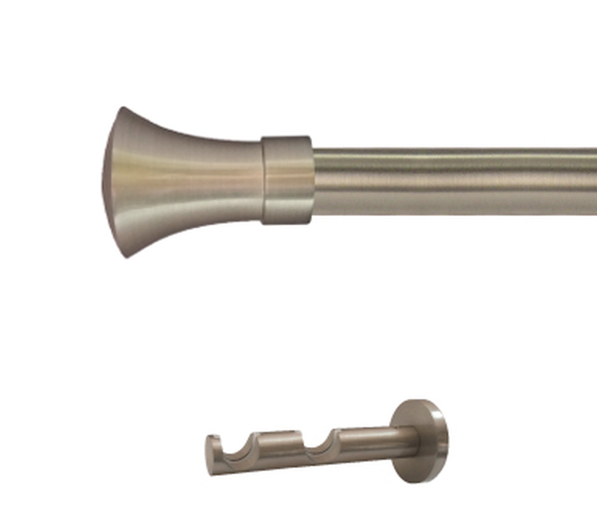 Kit 2 barras metal ø 20mm meta azero 300cm s/anillas pared