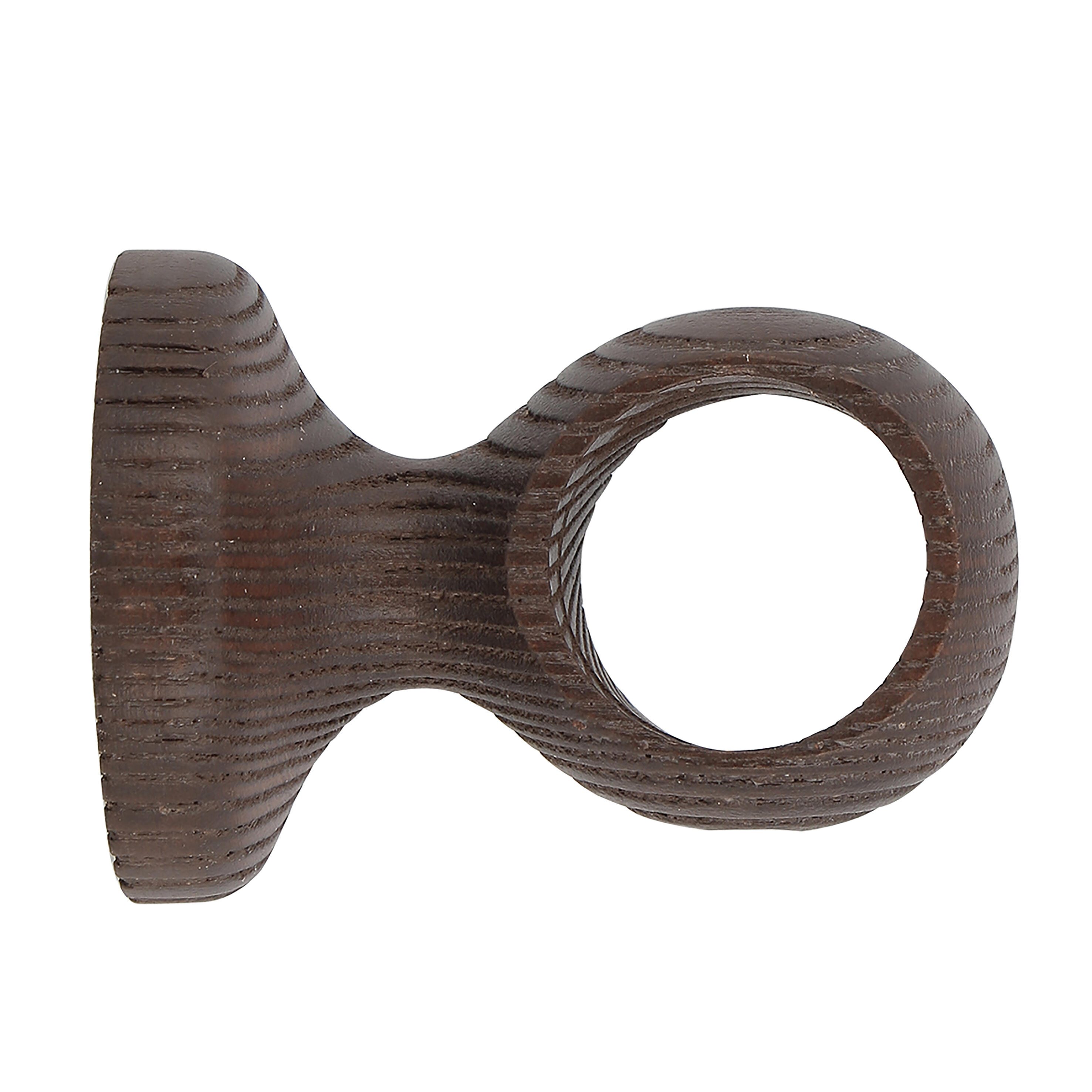 1 Soporte a techo MOBOIS para barra diámetro 28 mm Bohème madera fijo 5 cm - 4