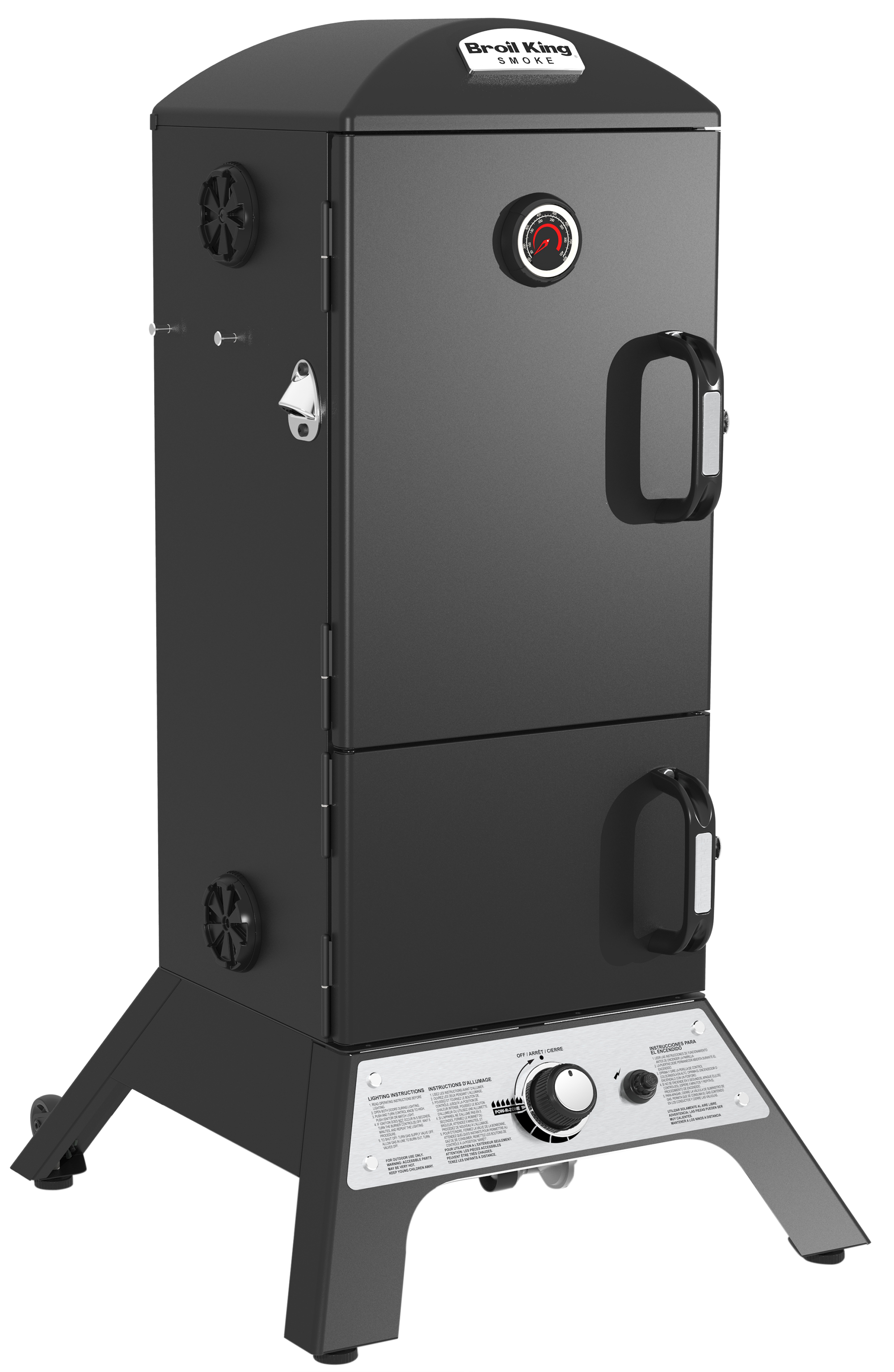 Ahumador de gas vertical broil king smoker