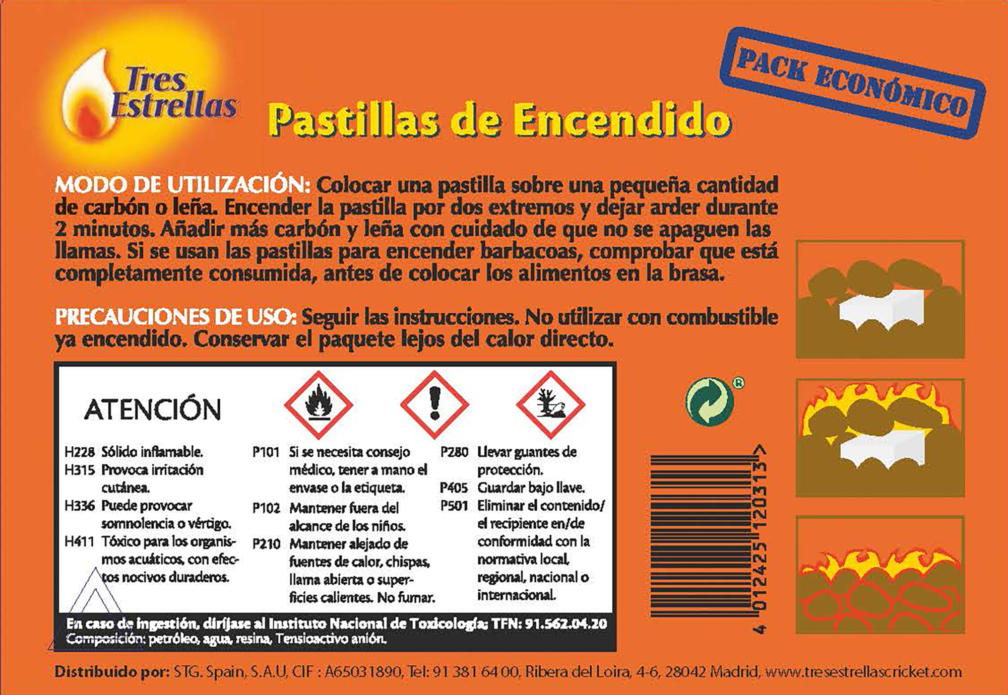 Caja de pastillas encendido Eco 32 unidades - 2