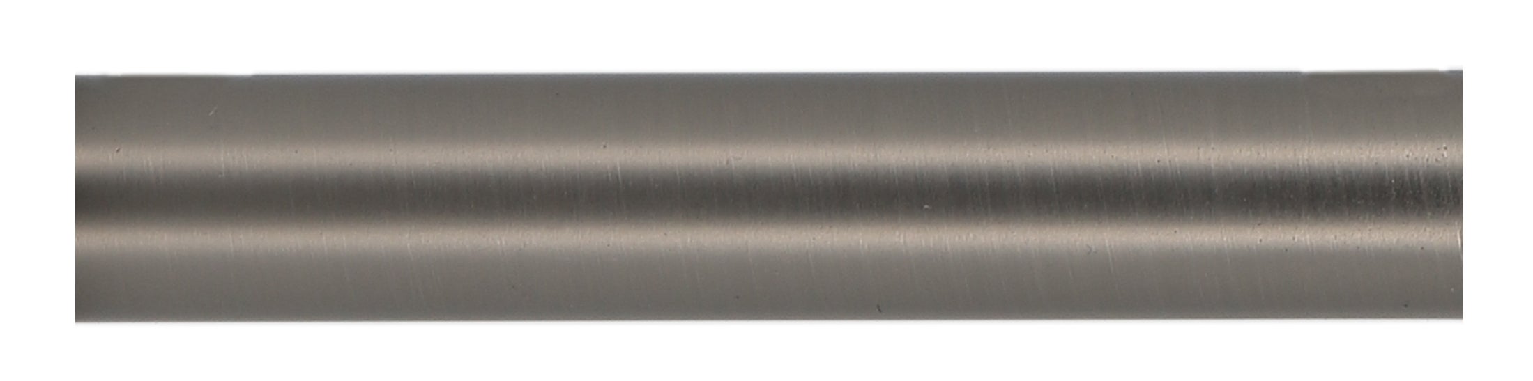 Barra para cortina acero color gris gun metal brillante design mobois diámetro 20 mm 200 cm