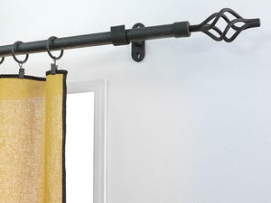 Kit de barras para cortina Palme ø28-25 mm extensible 120-210 cm dorado  mate