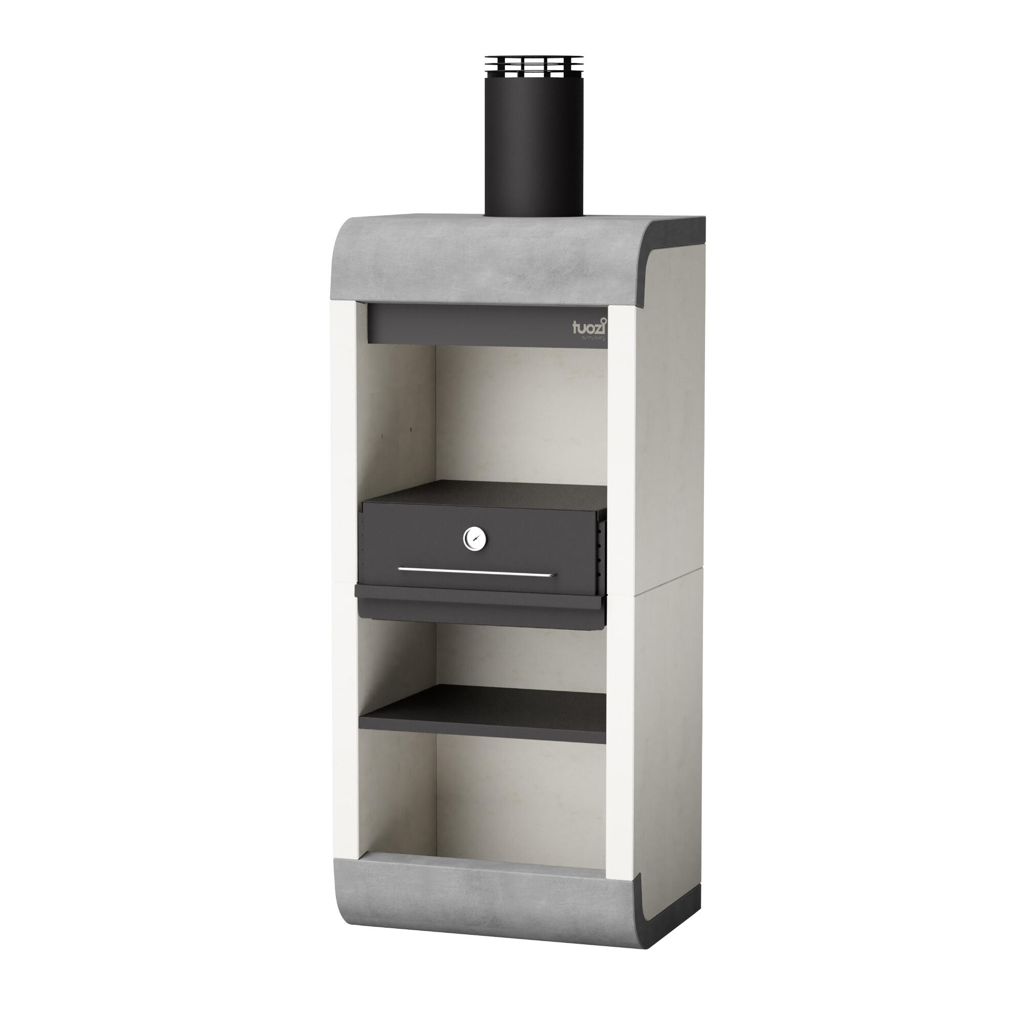 Barbacoa de obra tuozi hormigón madera y carbón sud recomendado para de 6 a 10 personas