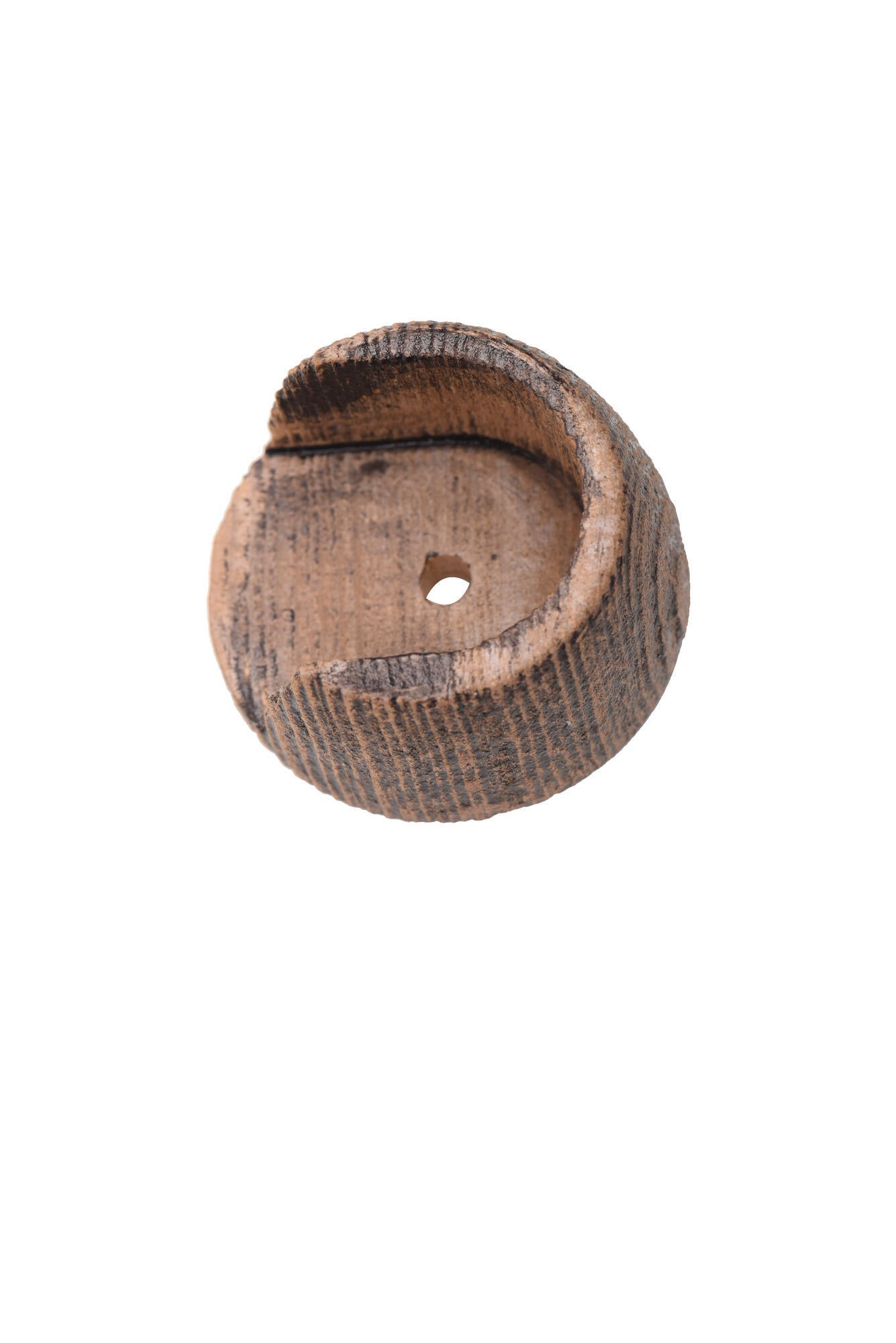 2 soportes entreparedes para barra ø 28 mm roble oscuro