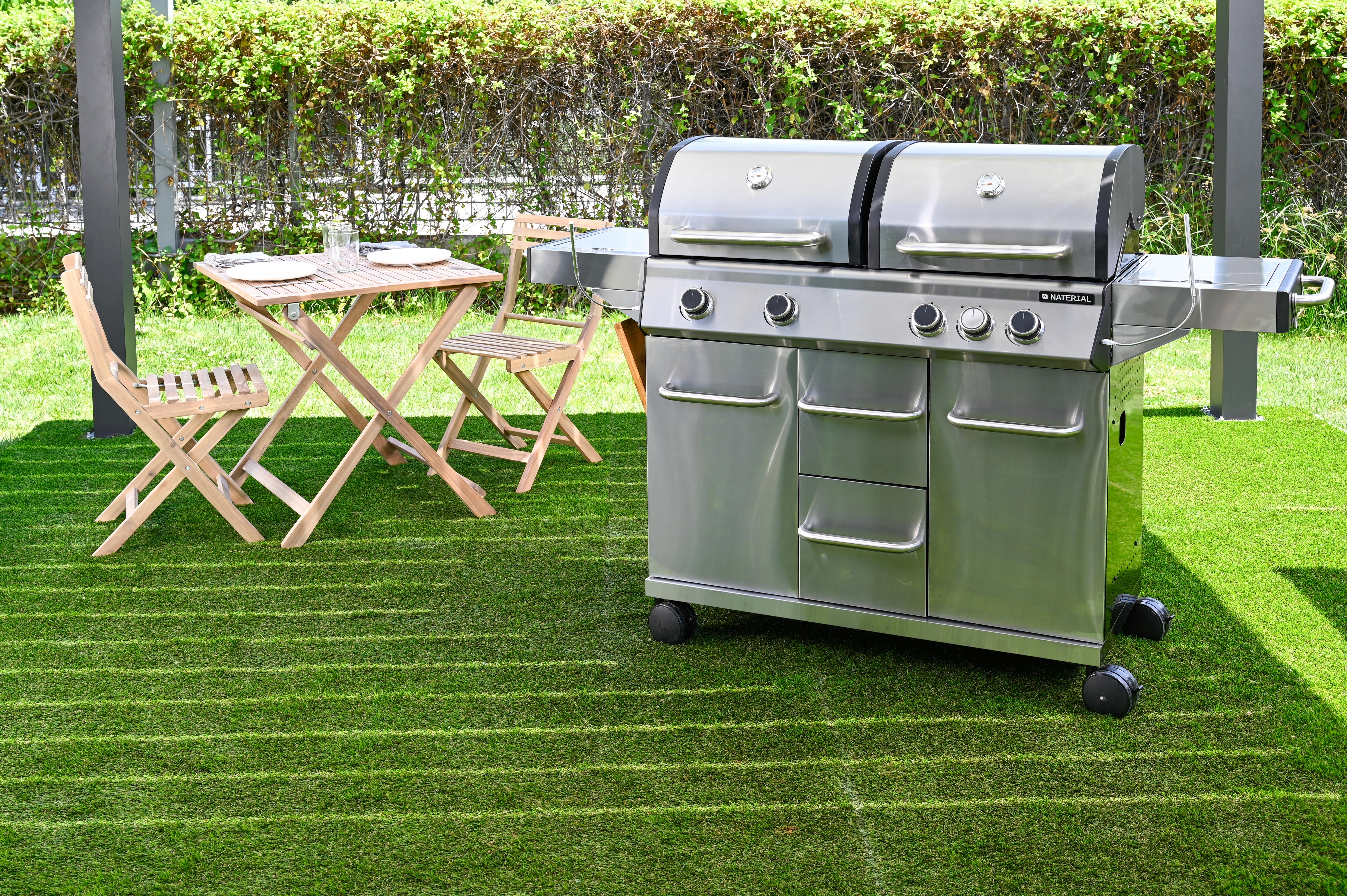 Barbecue a gas NATERIAL Hudson 3 bruciatori + 1 laterale extra - 4
