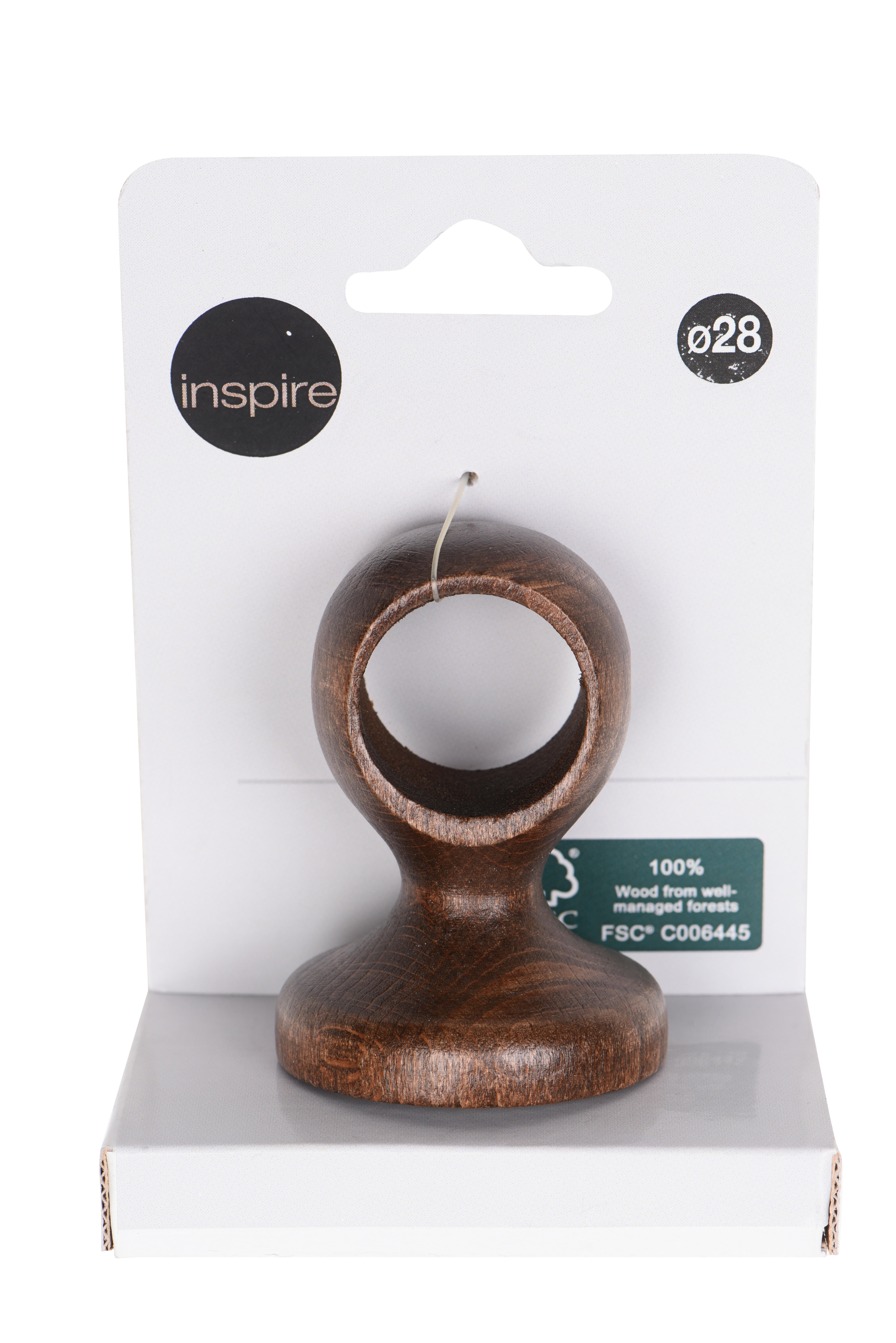 Suporte de teto fechado INSPIRE D28 CARVALHO - 5