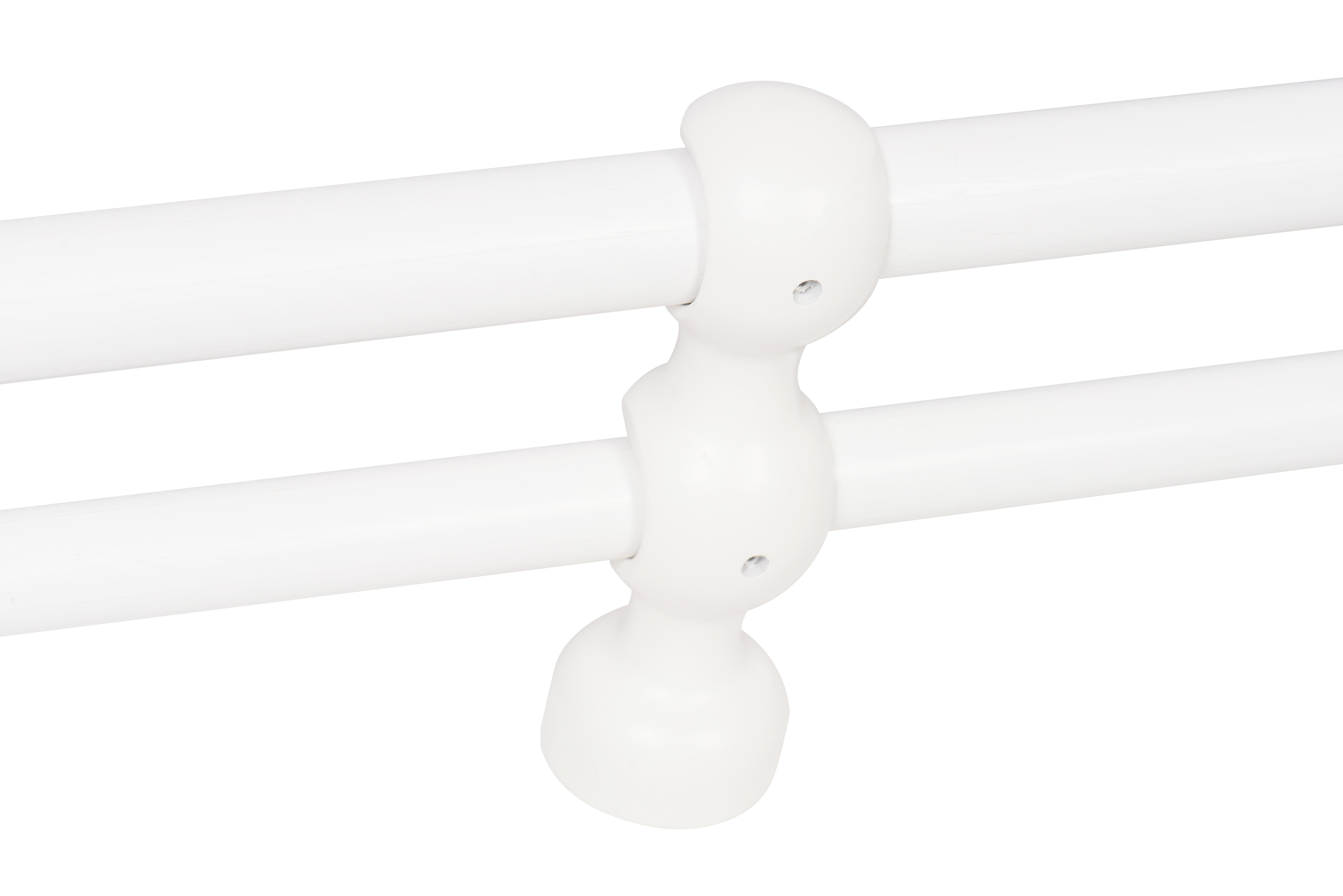 Suporte duplo aberto INSPIRE D28/28 BRANCO LACADO - 3