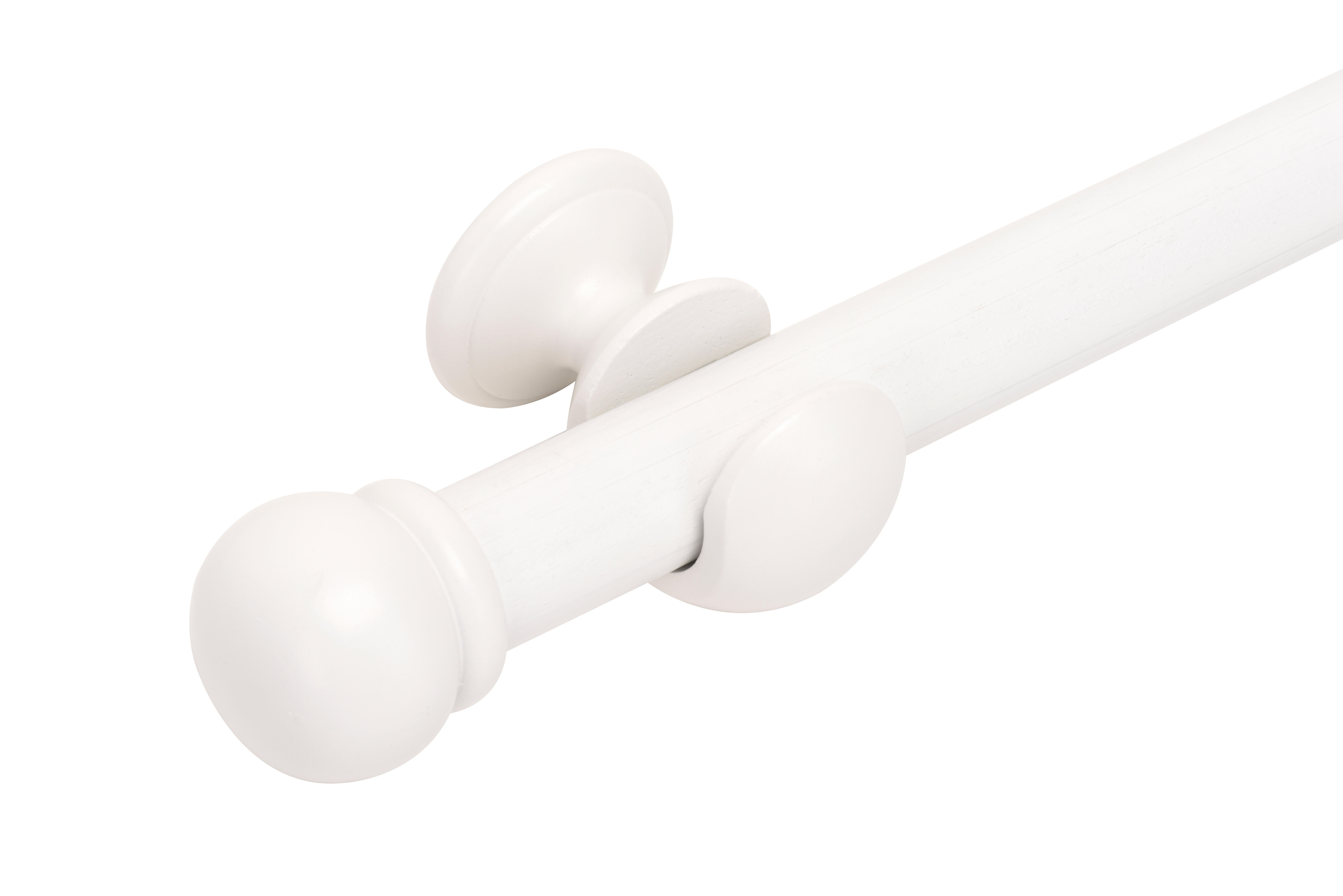 Suporte curto de parede INSPIRE D28 BRANCO LACADO - 4