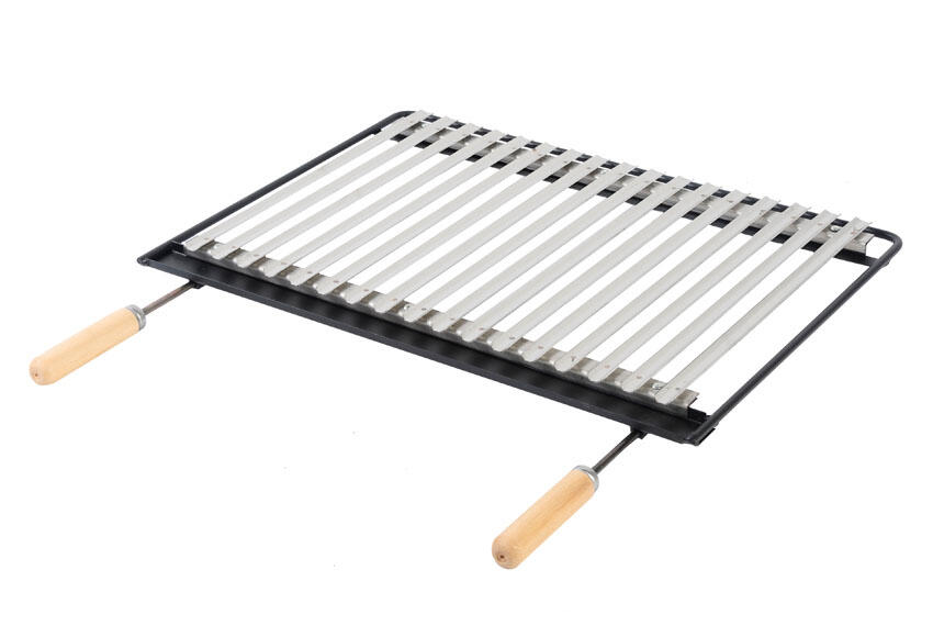 Parrilla de la barbacoa de acero inoxidable 41x2.7x56 cm