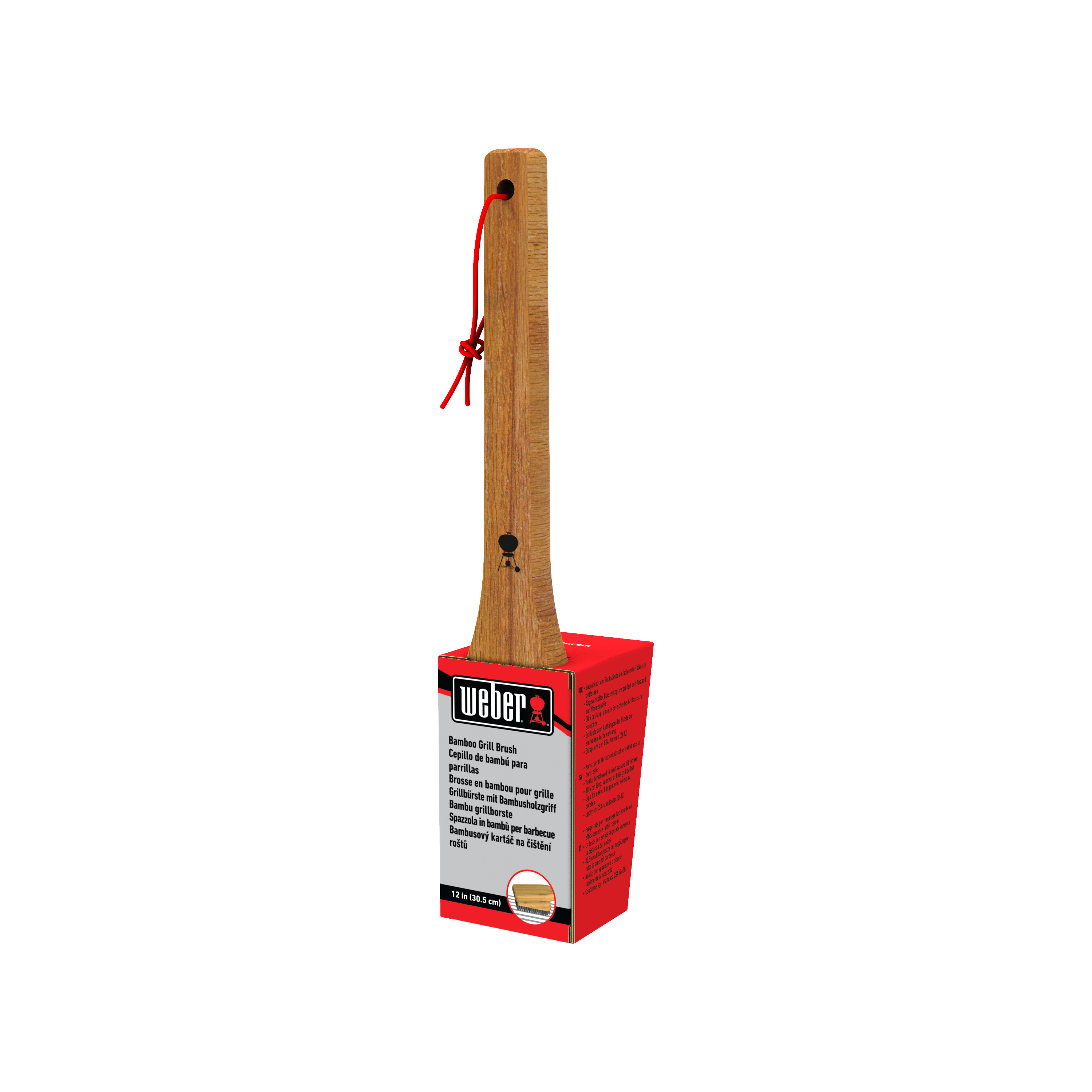 Spazzola per barbecue WEBER  piccola bamboo 30 cm - 9