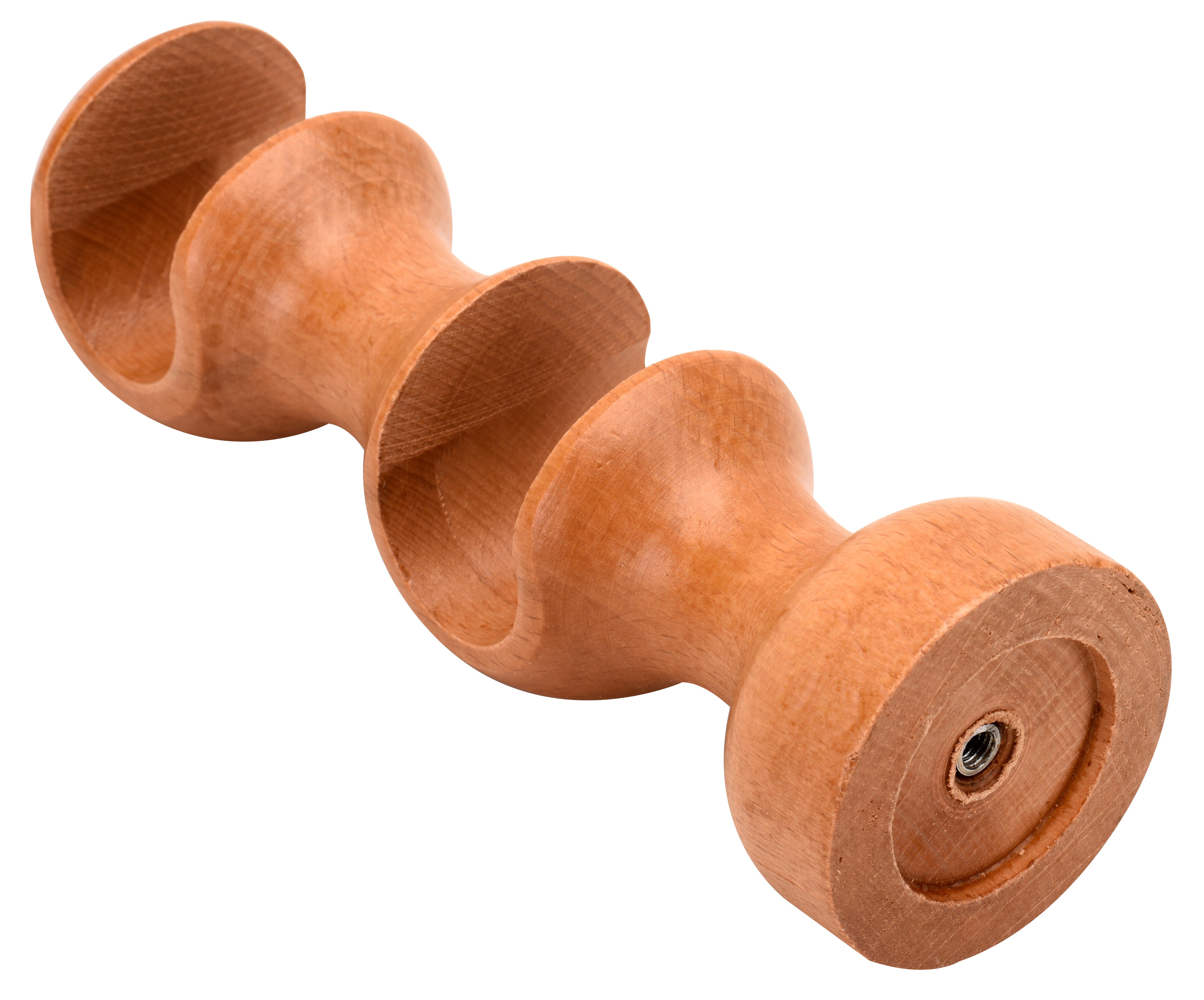 1 Soporte pared para 2 barras diámetro 28 mm Nature INSPIRE Haya pintado barnizado fijo 20 cm - 4