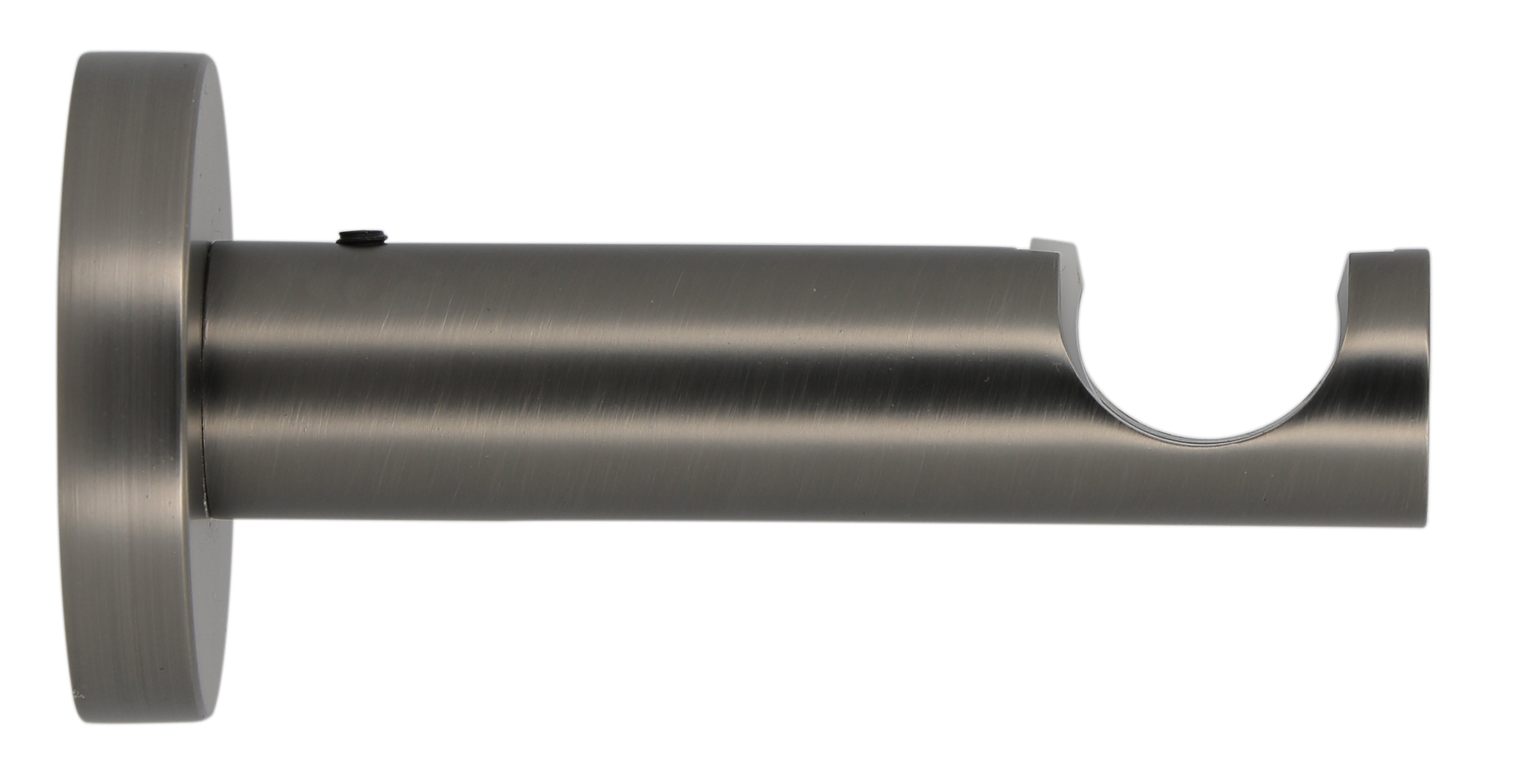 1 soporte a techo mobois para barra diámetro 28 mm design acero gris gun metal fijo 9.5 cm