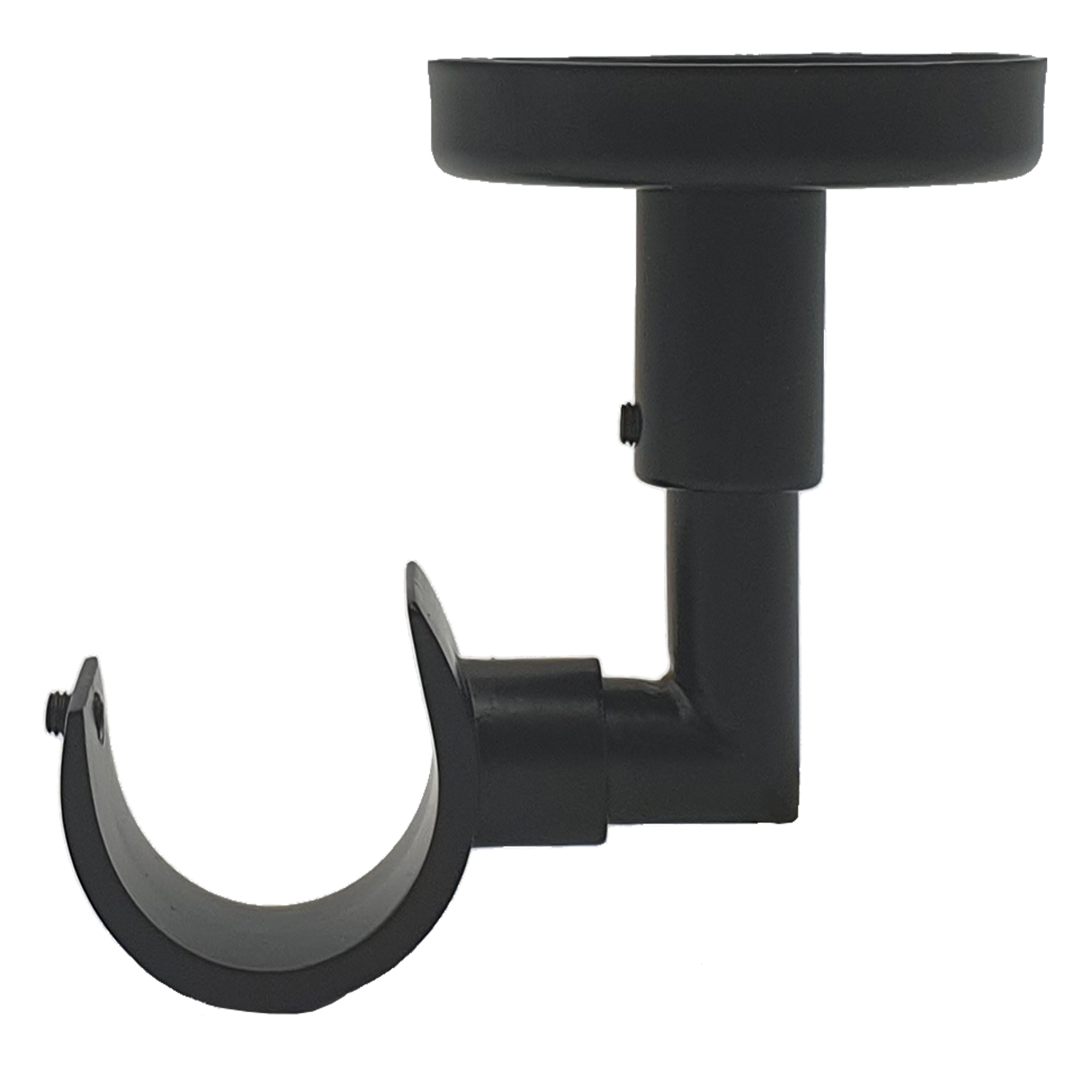 Soporte techo metal D 30 mm negro mate | Leroy Merlin