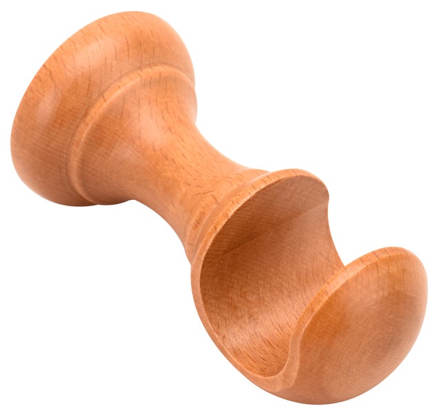 1 Soporte a pared para barra diámetro 28 mm Nature INSPIRE Haya pintado barnizado fijo 8 cm