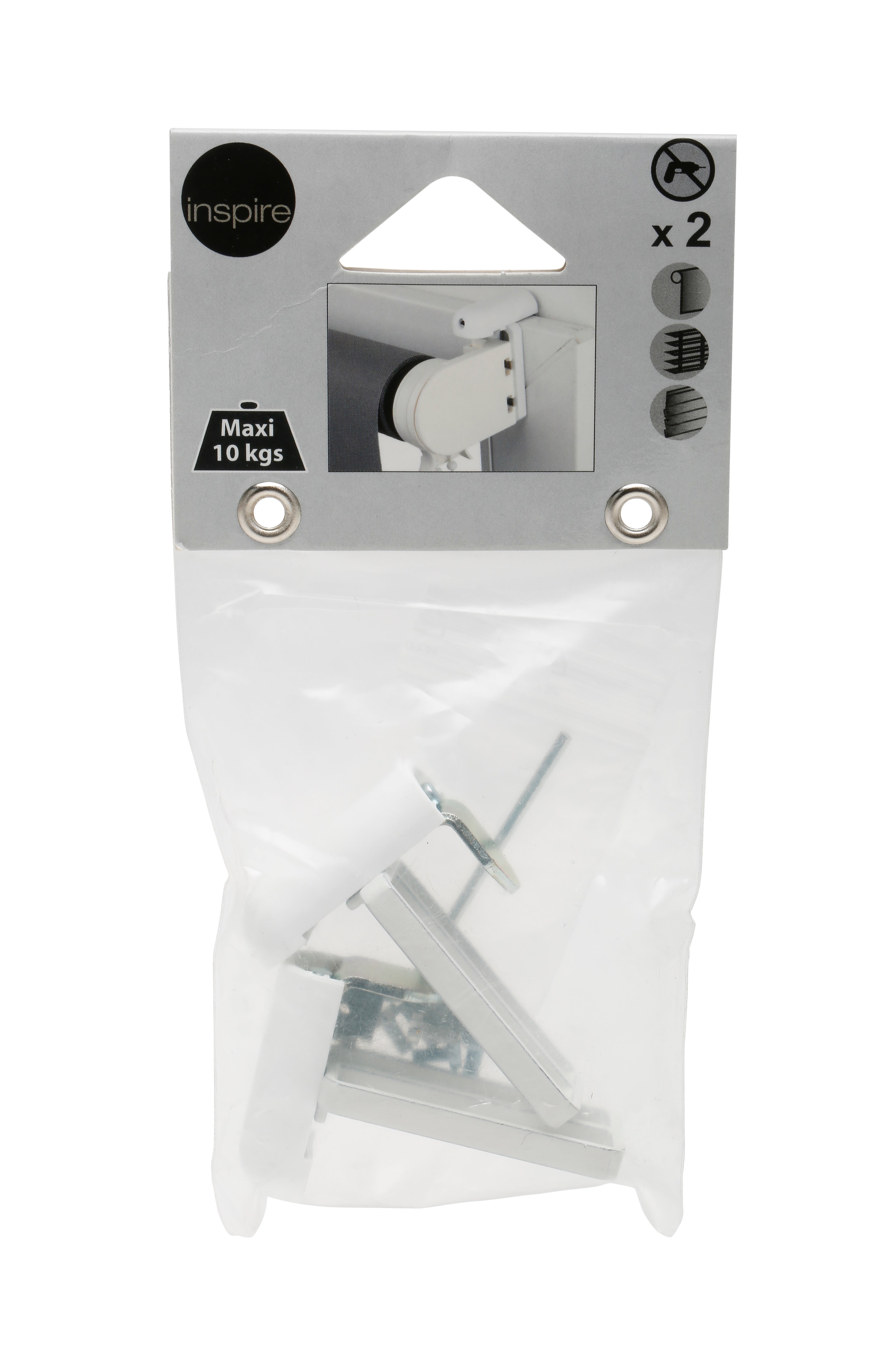 Suporte de fixação max 10kg branco Inspire - 3