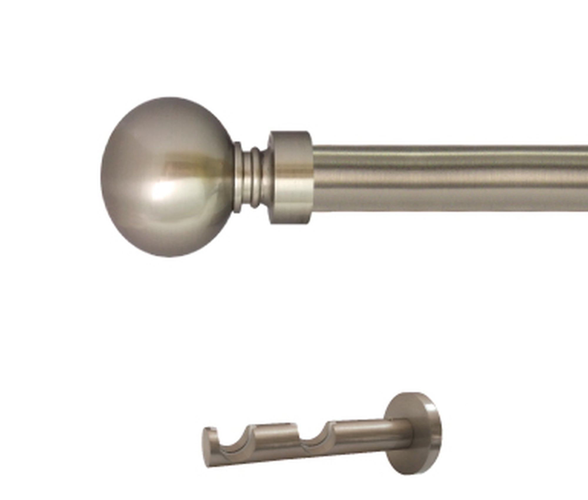 Kit 2 barras metal ø 20mm cala azero 250cm s/anillas pared