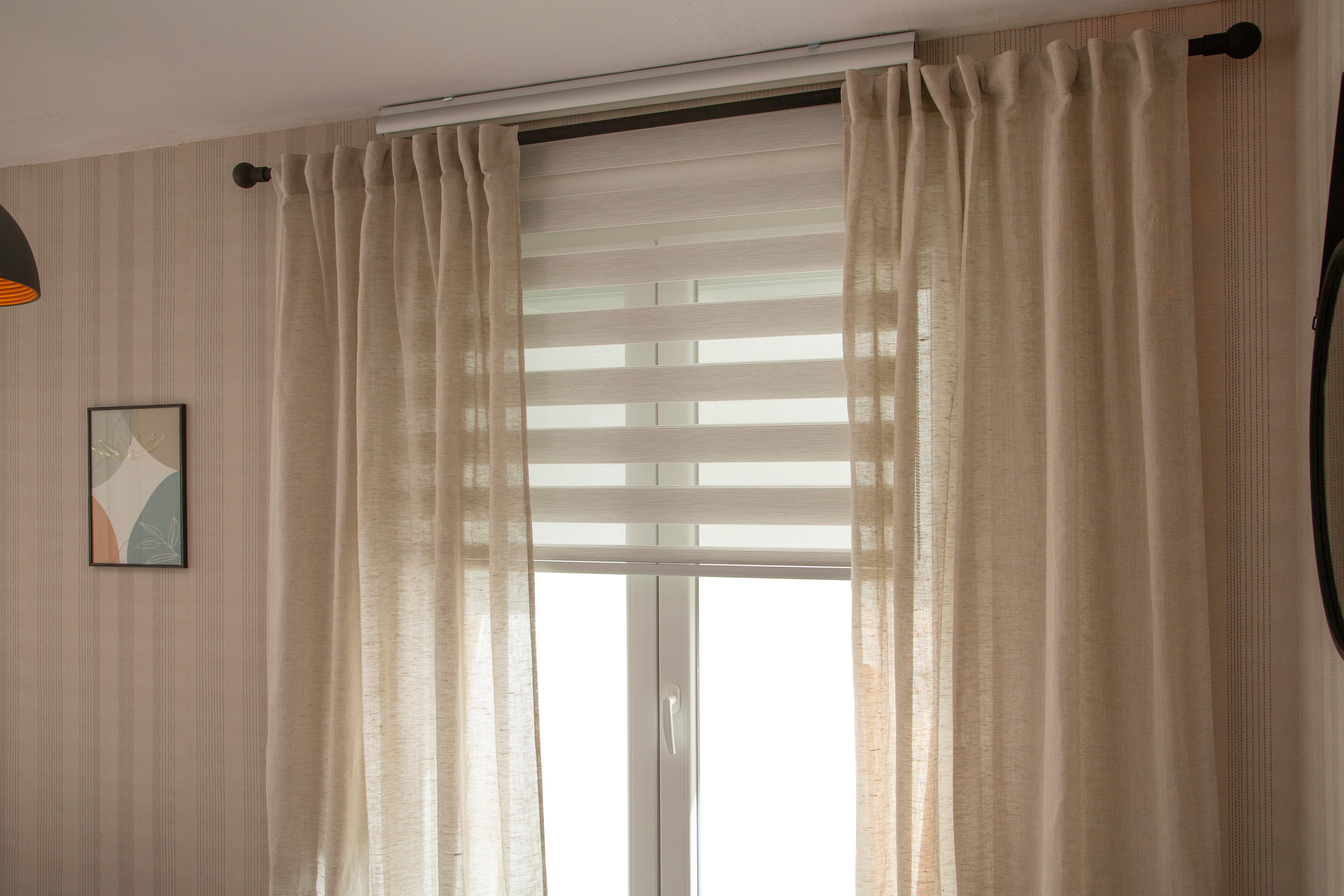 2 terminais para varão de cortina D20mm alumínio easyfix preto Inspire preto - 13